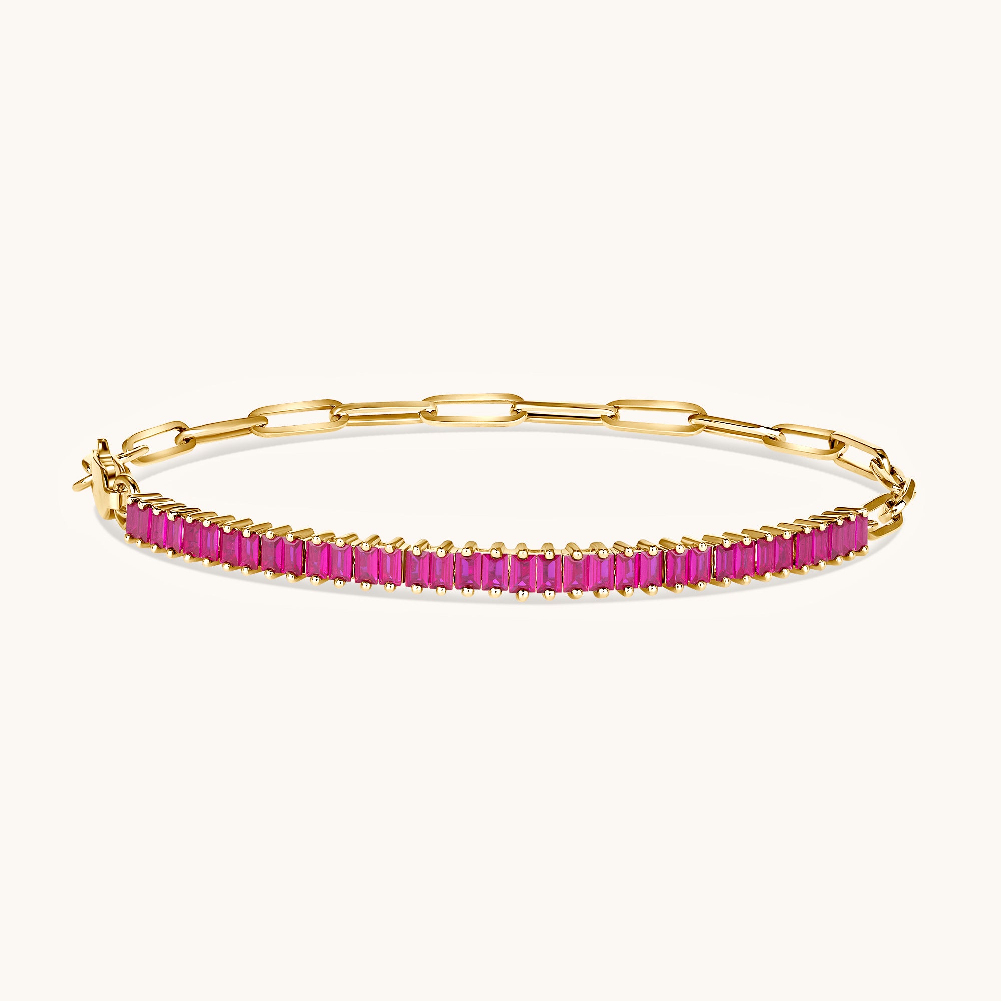 Ruby Linked Up Chain Bracelet
