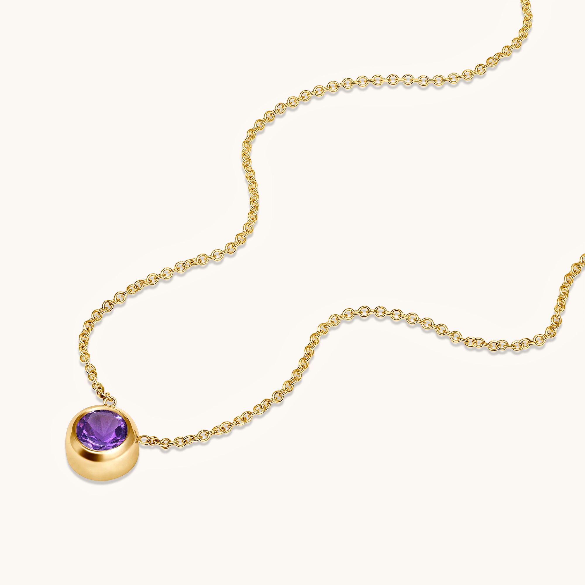 Day 1 | 12 Days of Christmas! Bezel Set Solitaire Birthstone Pendant - Happy Jewelers Fine Jewelry Lifetime Warranty