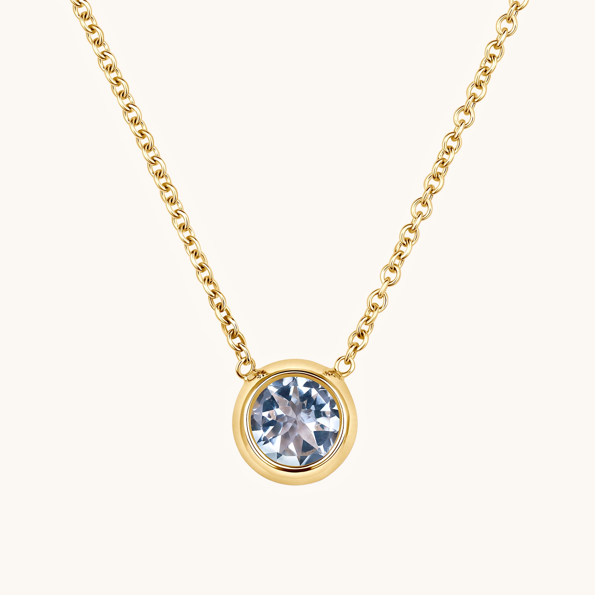 Day 1 | 12 Days of Christmas! Bezel Set Solitaire Birthstone Pendant - Happy Jewelers Fine Jewelry Lifetime Warranty
