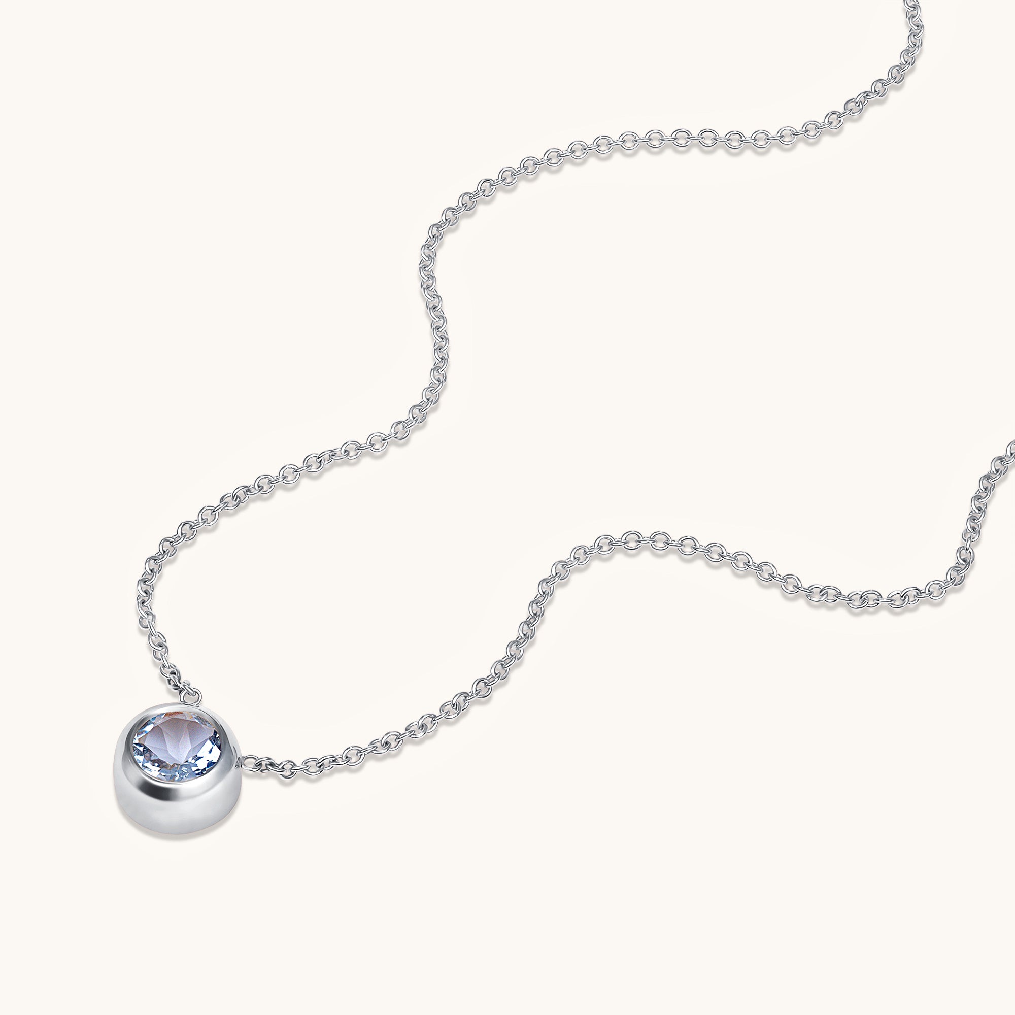 Bezel Set Solitaire Birthstone Pendant - Happy Jewelers Fine Jewelry Lifetime Warranty