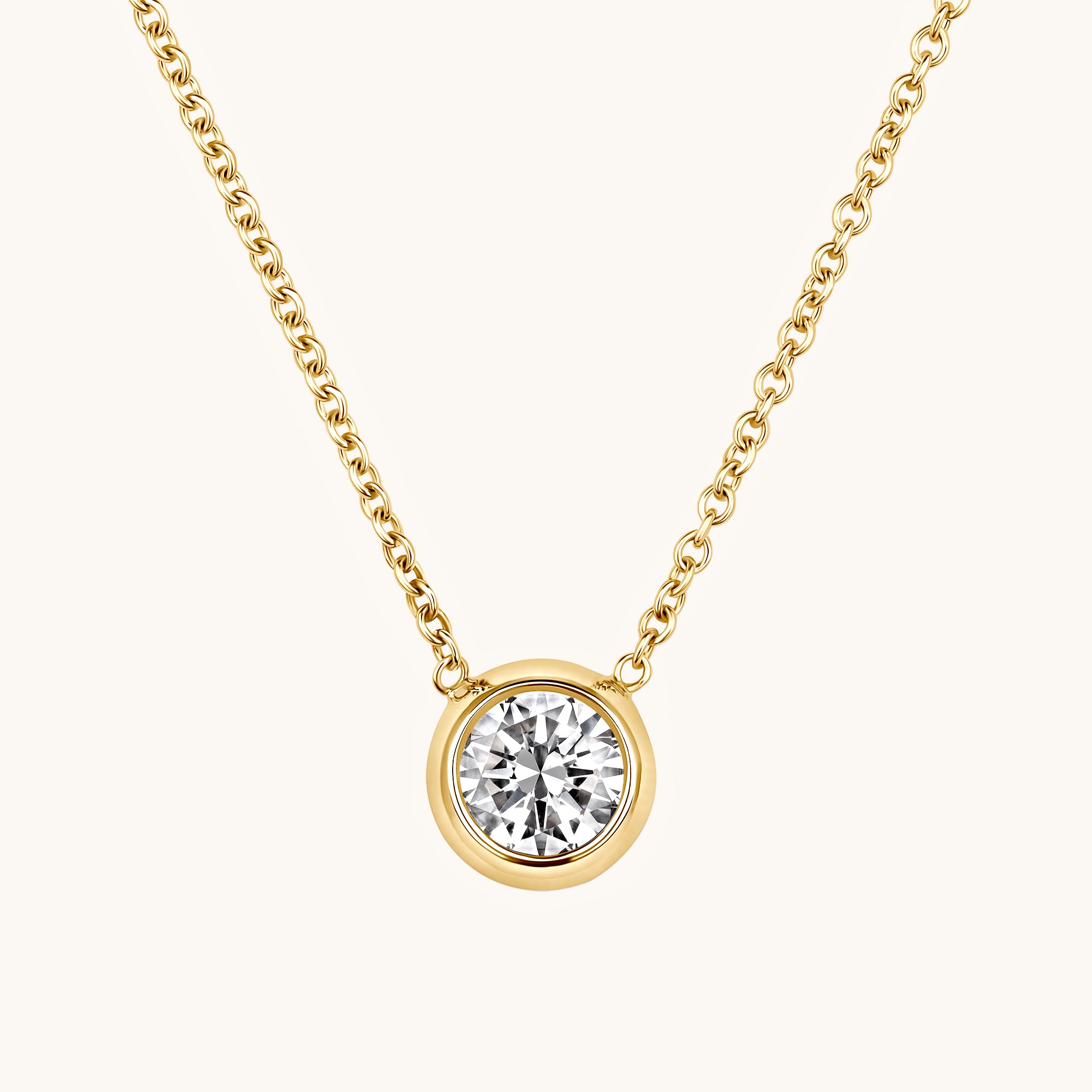 Day 1 | 12 Days of Christmas! Bezel Set Solitaire Birthstone Pendant - Happy Jewelers Fine Jewelry Lifetime Warranty