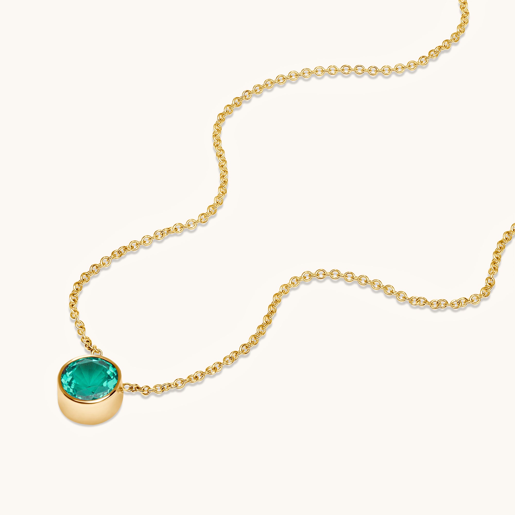 Day 1 | 12 Days of Christmas! Bezel Set Solitaire Birthstone Pendant - Happy Jewelers Fine Jewelry Lifetime Warranty
