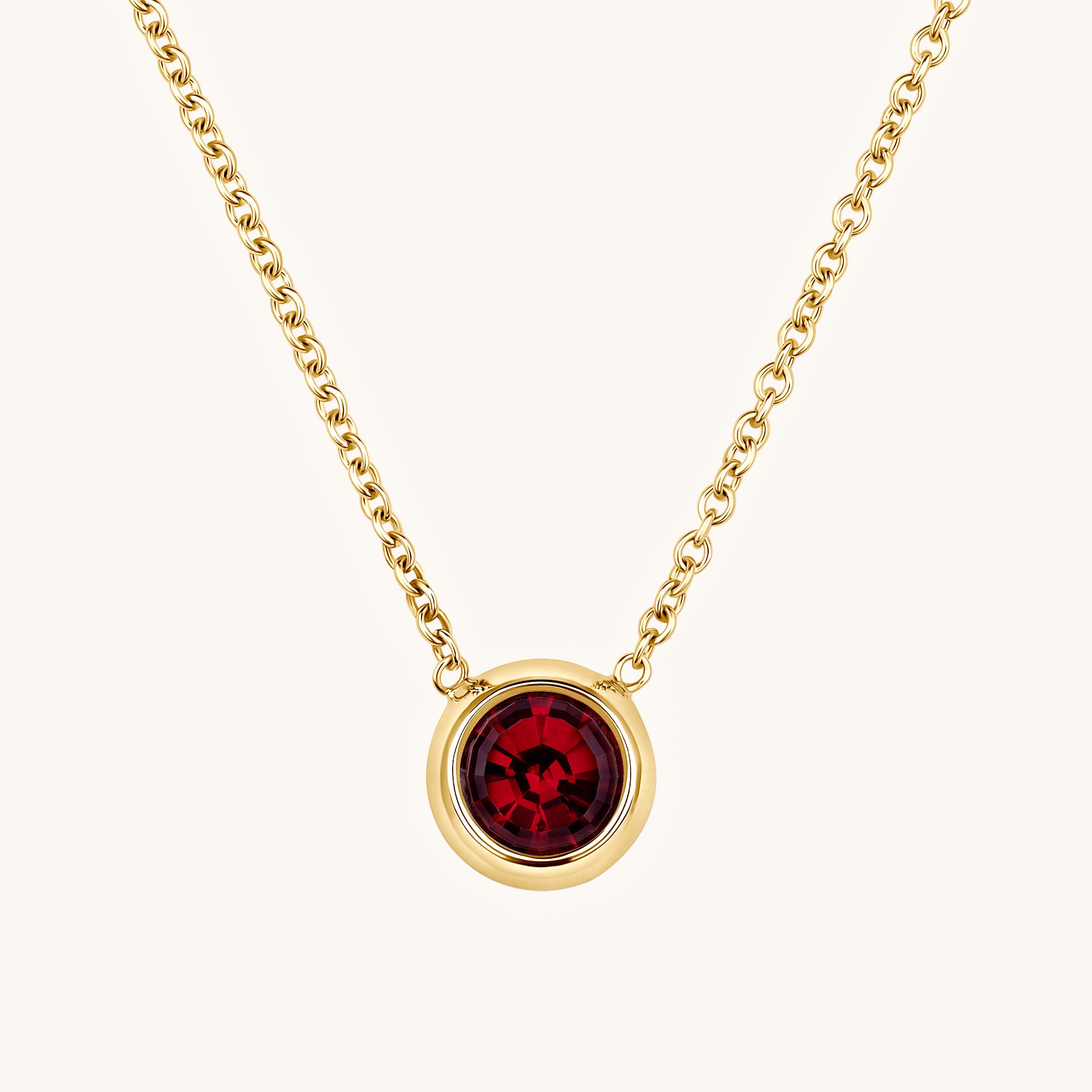 Day 1 | 12 Days of Christmas! Bezel Set Solitaire Birthstone Pendant - Happy Jewelers Fine Jewelry Lifetime Warranty