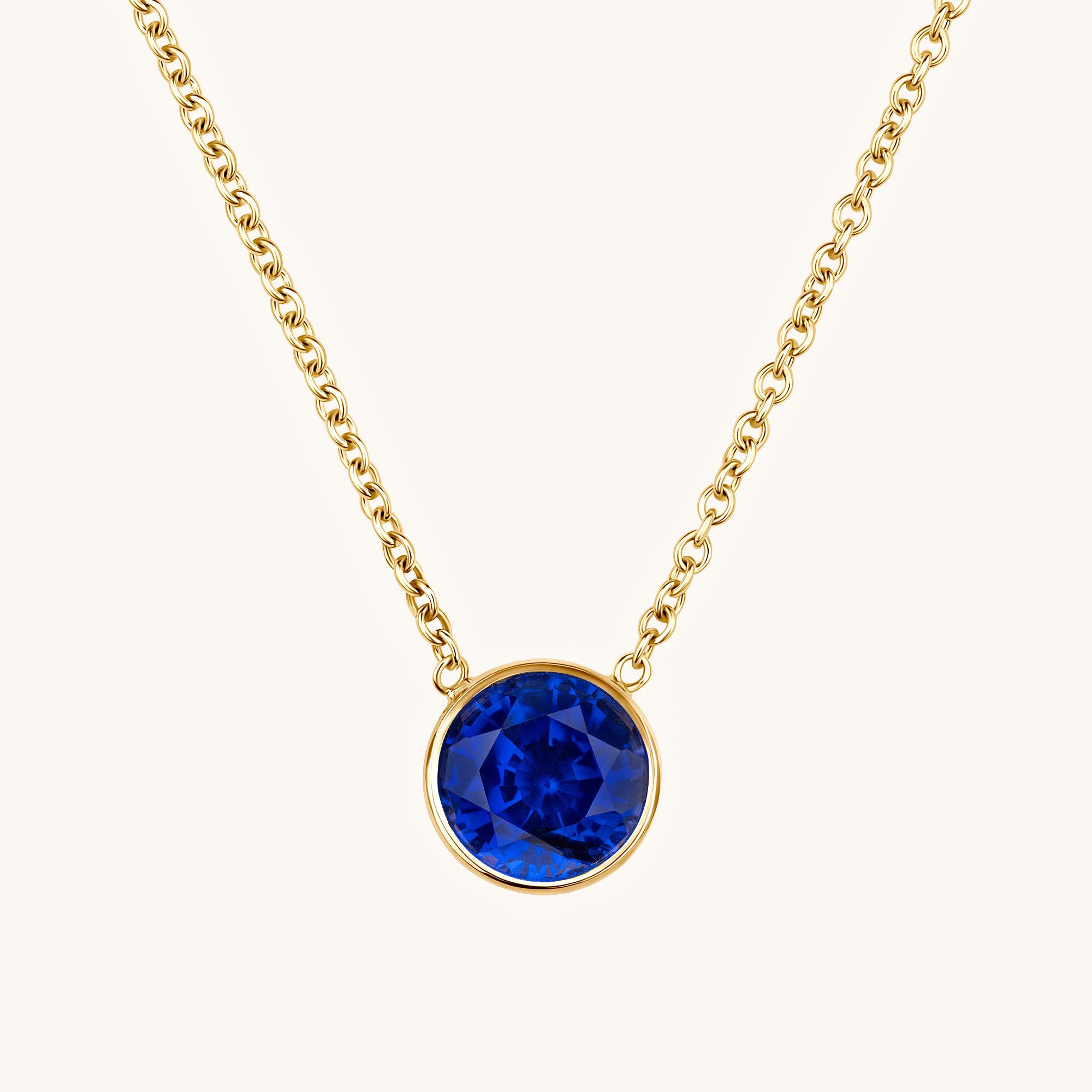 Day 1 | 12 Days of Christmas! Bezel Set Solitaire Birthstone Pendant - Happy Jewelers Fine Jewelry Lifetime Warranty