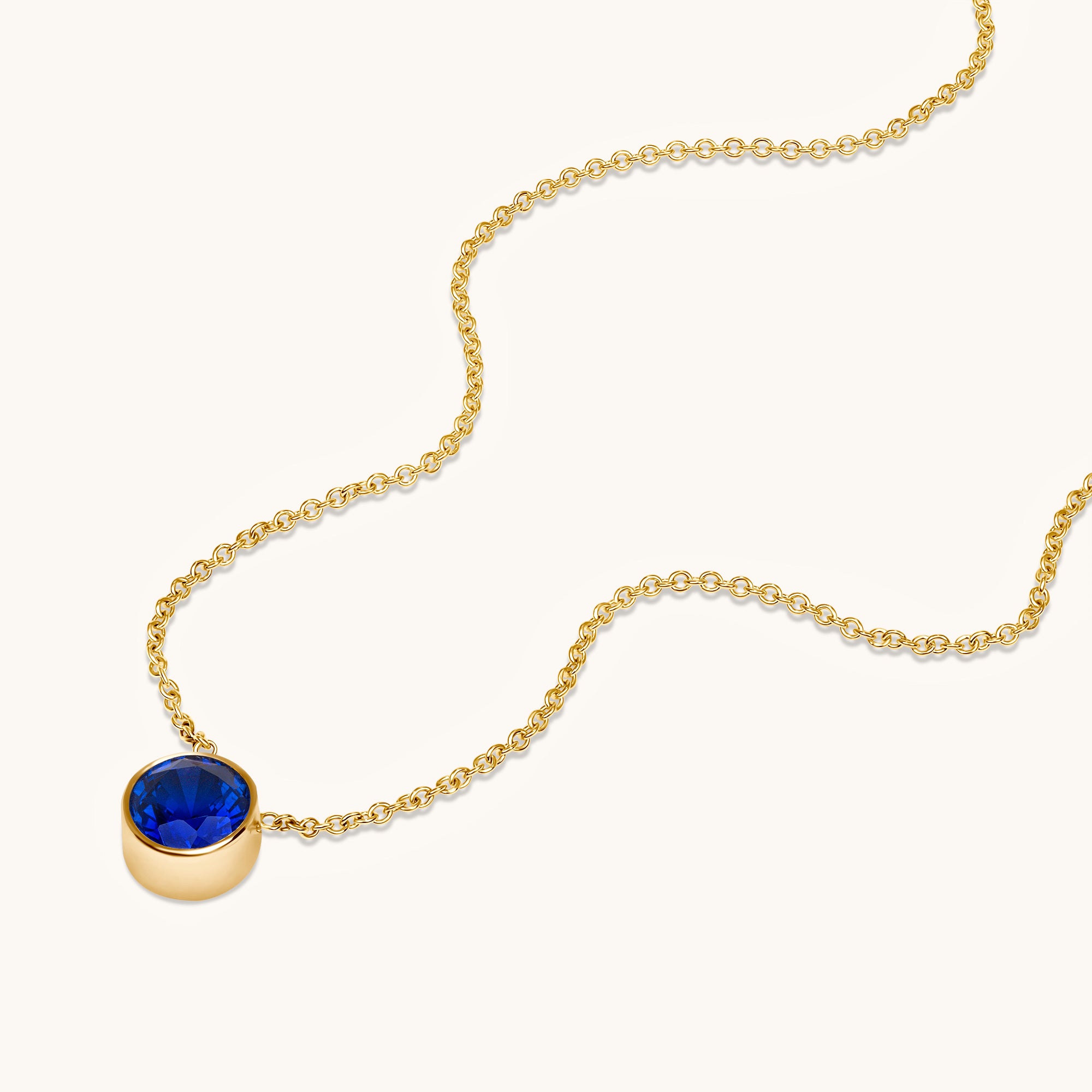 Day 1 | 12 Days of Christmas! Bezel Set Solitaire Birthstone Pendant - Happy Jewelers Fine Jewelry Lifetime Warranty