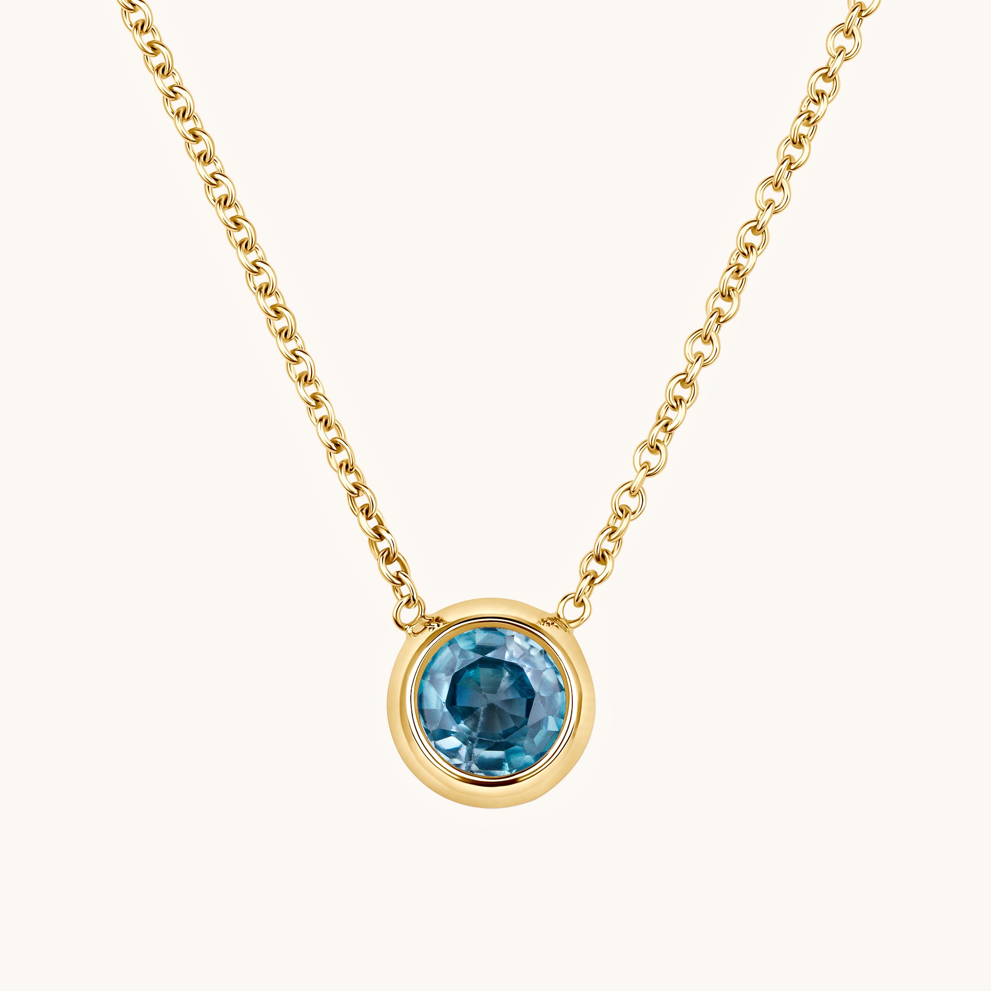 Day 1 | 12 Days of Christmas! Bezel Set Solitaire Birthstone Pendant - Happy Jewelers Fine Jewelry Lifetime Warranty