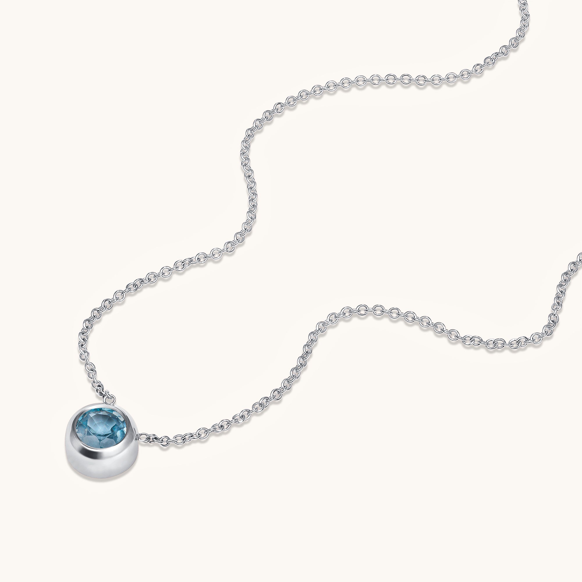 Bezel Set Solitaire Birthstone Pendant - Happy Jewelers Fine Jewelry Lifetime Warranty
