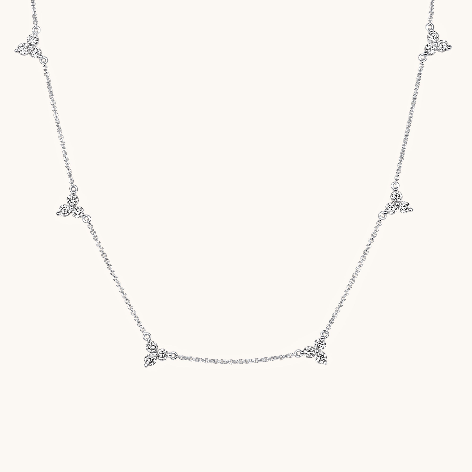 Trio Lab Diamond Necklace - Happy Jewelers Fine Jewelry Lifetime Warranty