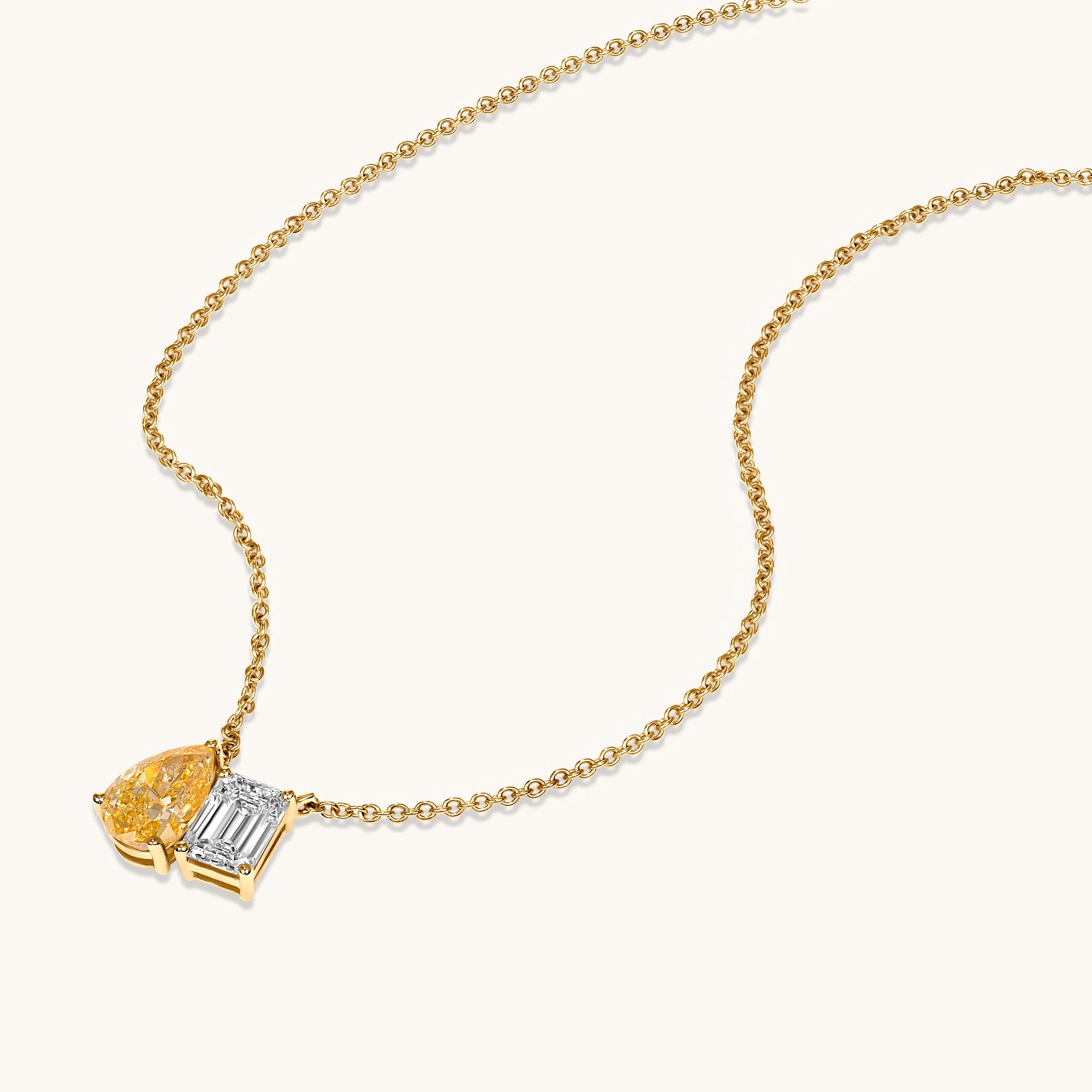 Golden Pair Necklace - Happy Jewelers Fine Jewelry Lifetime Warranty