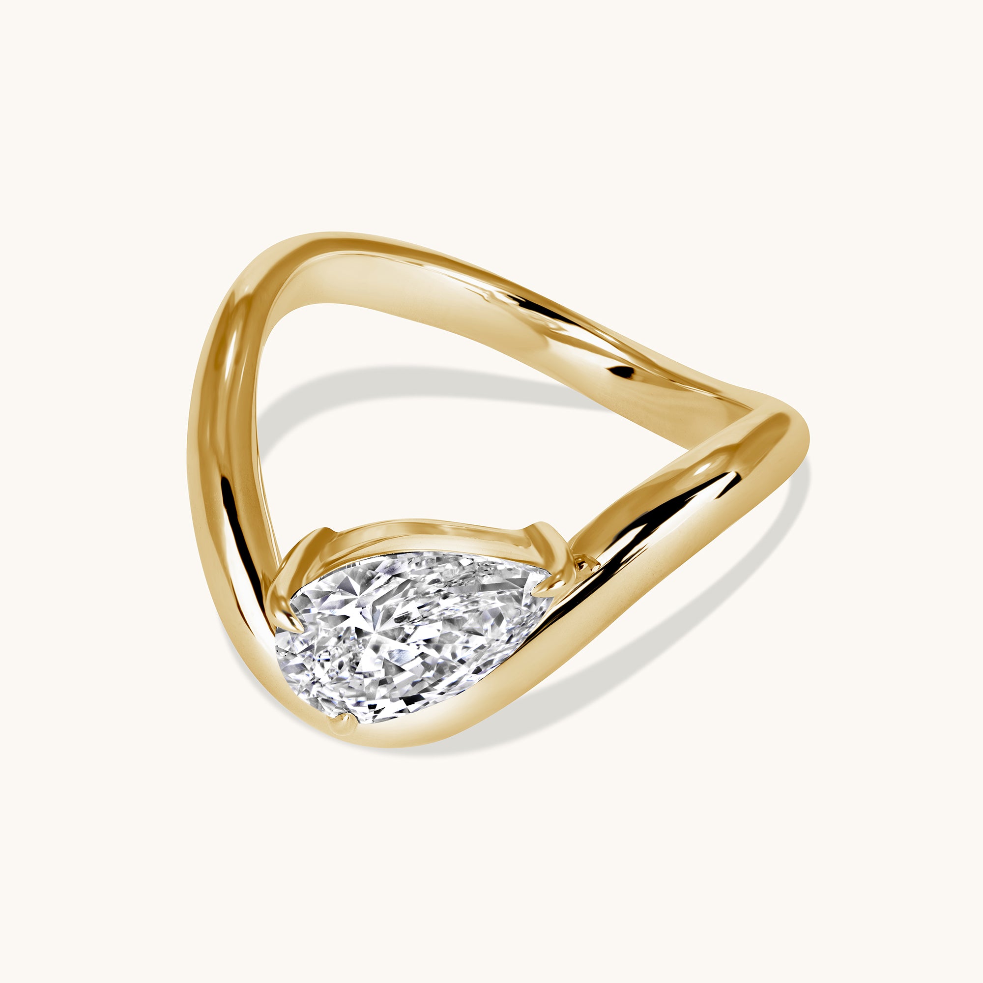 Pear Motion Pinky Ring