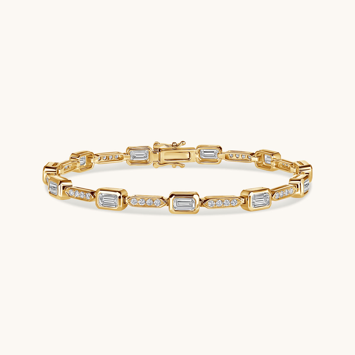 Deco Emerald Tennis Bracelet