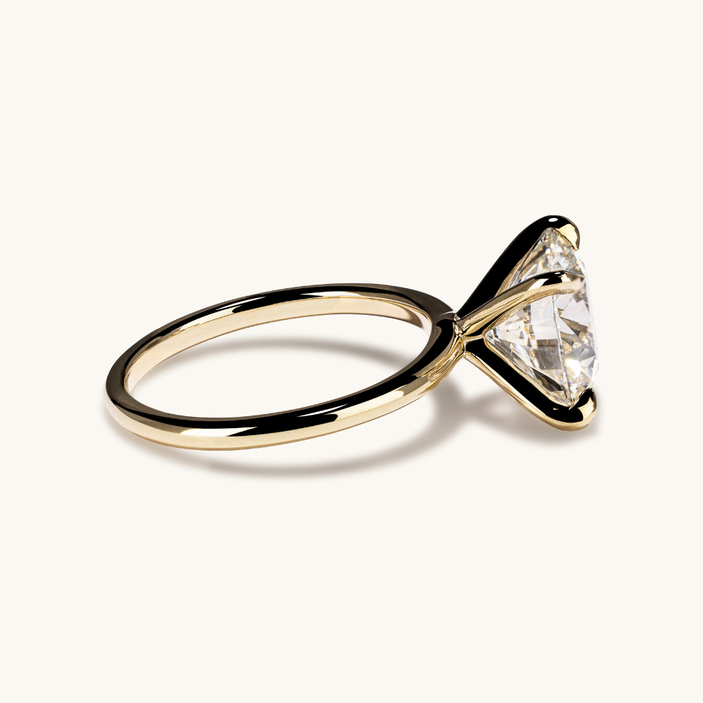 4.10 Round Lab Diamond Engagement Ring - Happy Jewelers Fine Jewelry Lifetime Warranty