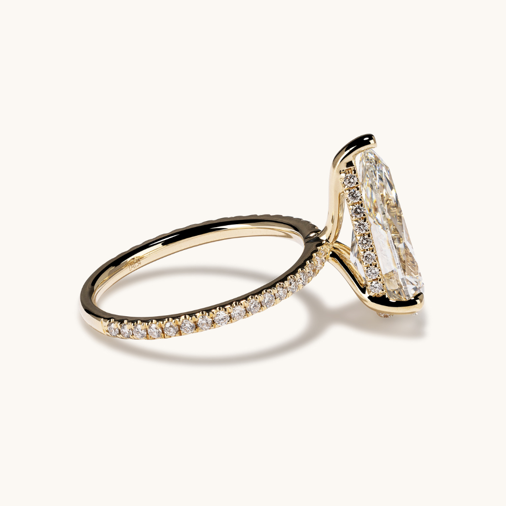 3.83 Pear Lab Diamond Engagement Ring - Happy Jewelers Fine Jewelry Lifetime Warranty