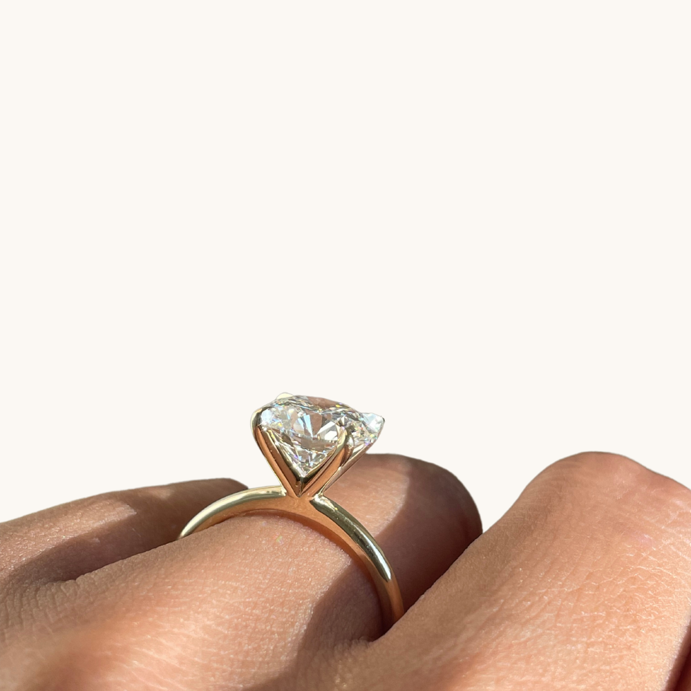 3.10 Round Lab Diamond Engagement Ring - Happy Jewelers Fine Jewelry Lifetime Warranty