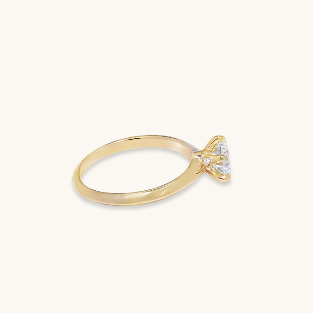 1.01 Round Lab Diamond Engagement Ring - Happy Jewelers Fine Jewelry Lifetime Warranty