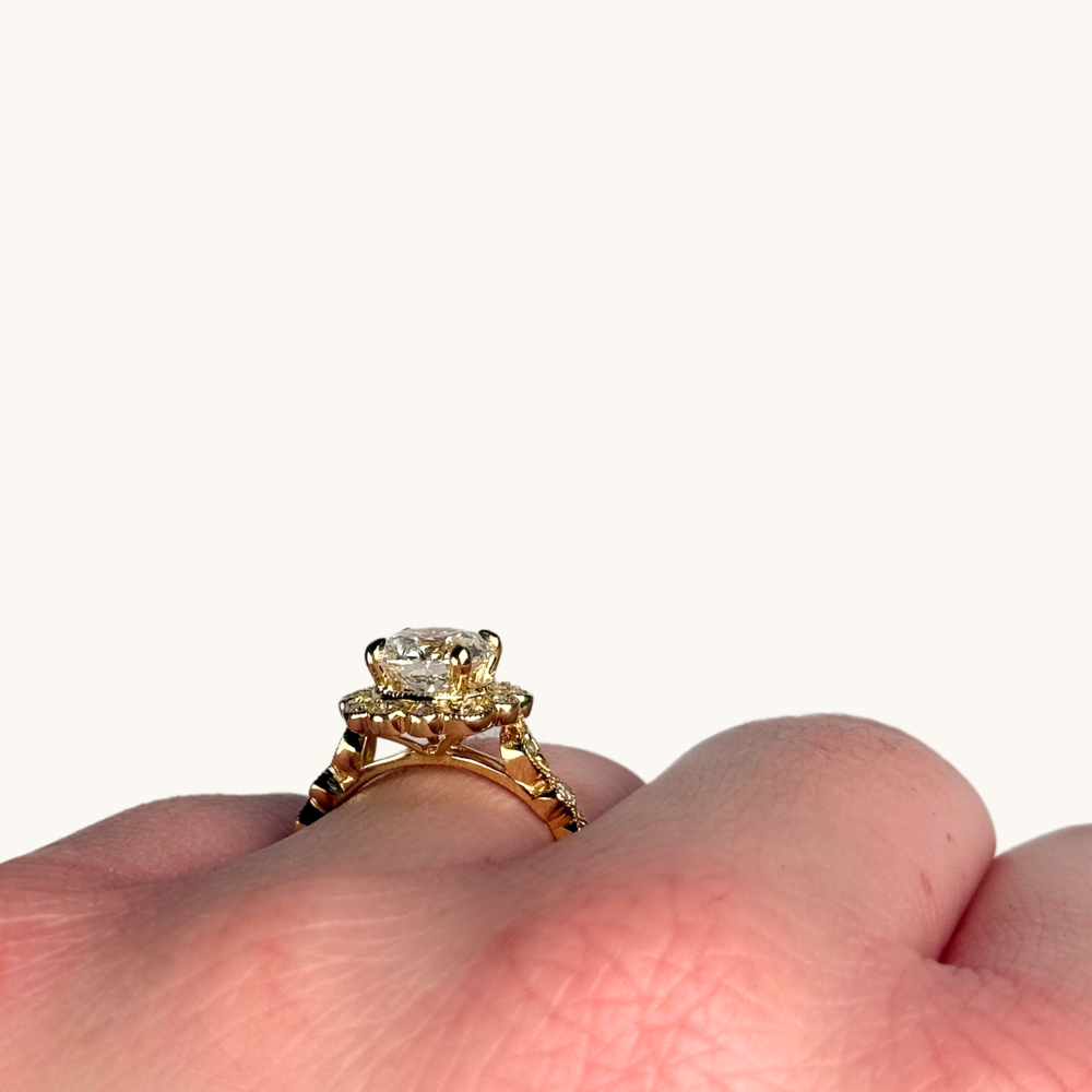 1.51 Round Lab Diamond Engagement Ring - Happy Jewelers Fine Jewelry Lifetime Warranty