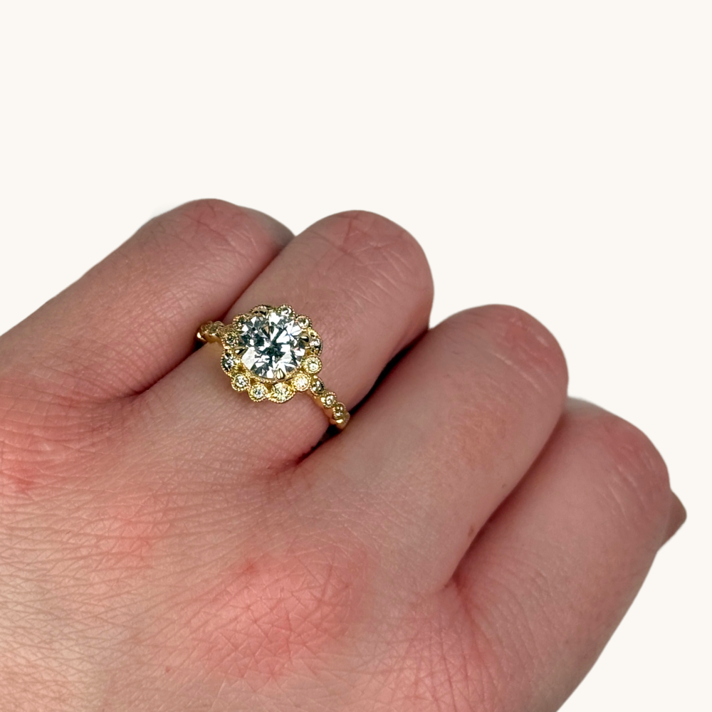 1.51 Round Lab Diamond Engagement Ring - Happy Jewelers Fine Jewelry Lifetime Warranty