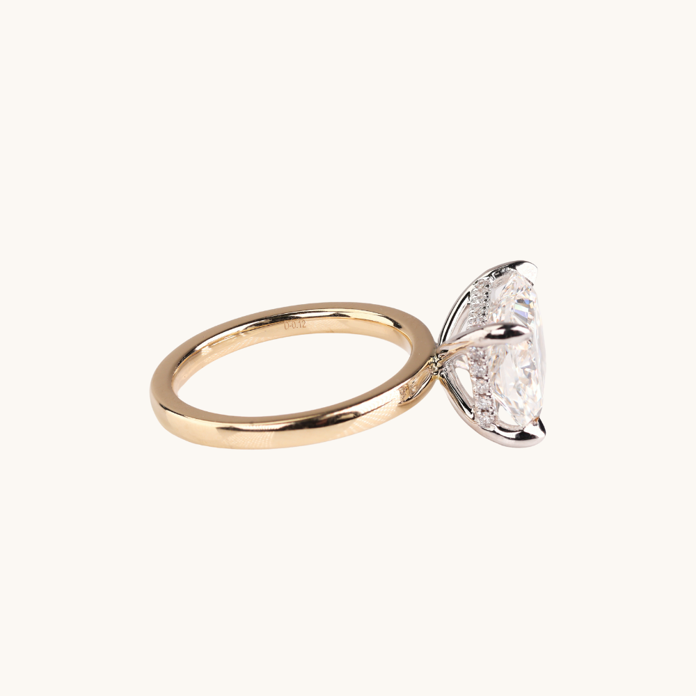 4.04 Radiant Lab Diamond East-West Engagement Ring - Happy Jewelers Fine Jewelry Lifetime Warranty