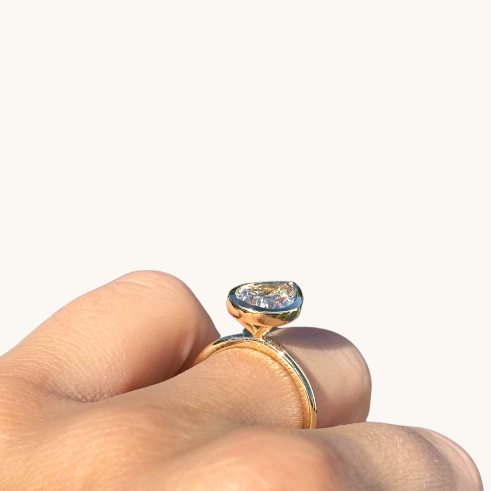 2.35 Pear Lab Diamond Engagement Ring - Happy Jewelers Fine Jewelry Lifetime Warranty