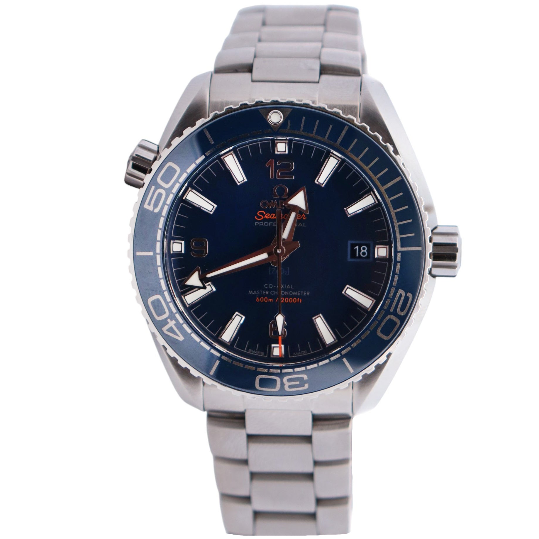 Omega Seamaster 43.5mm Blue Dial Watch Ref# 215.30.44.21.03.001 - Happy Jewelers Fine Jewelry Lifetime Warranty