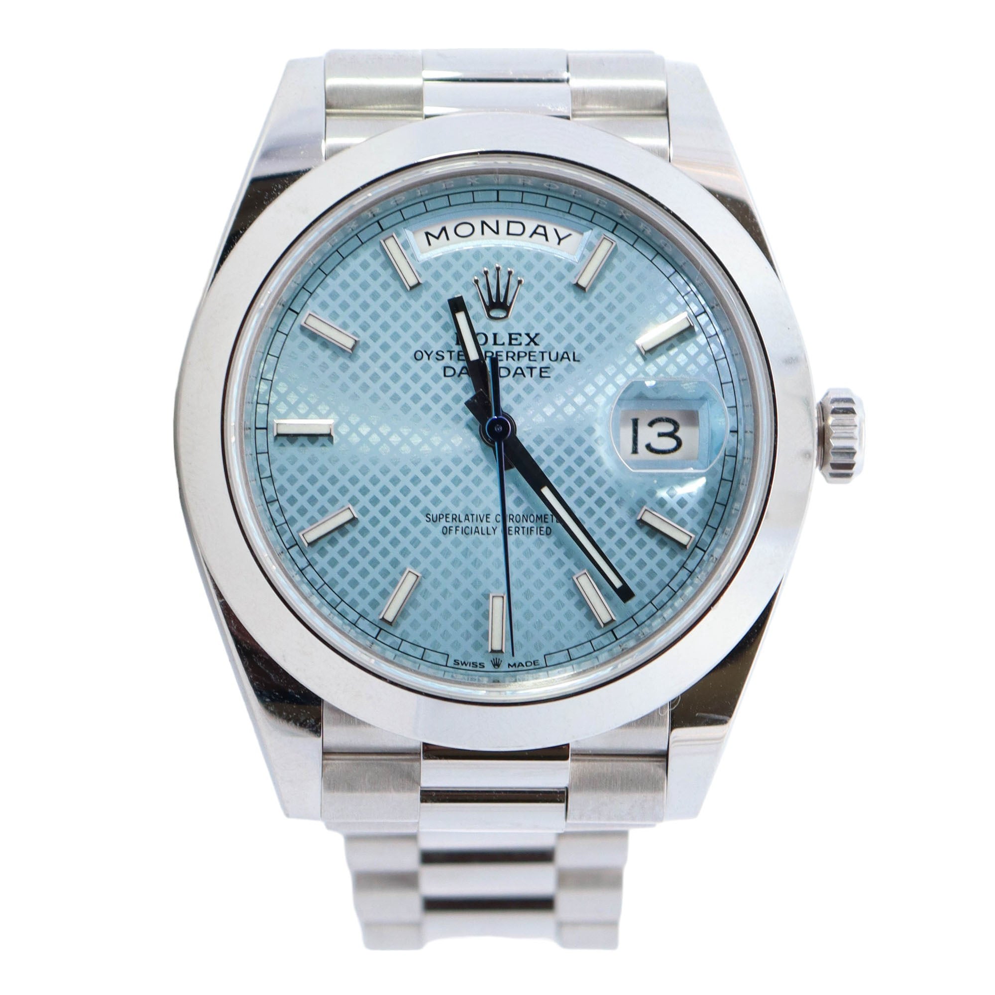 Rolex Day-Date 40mm Blue Dial watch Ref# 228206 - Happy Jewelers Fine Jewelry Lifetime Warranty