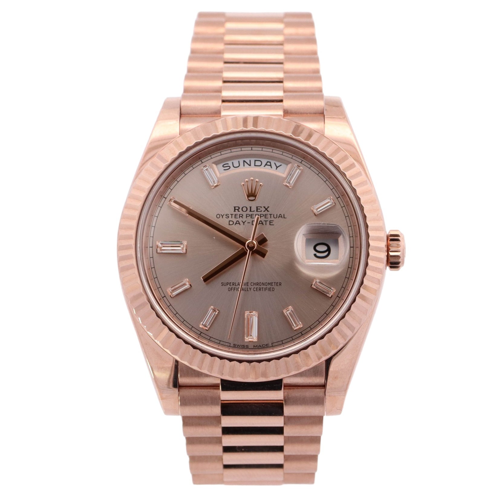 Rolex Day-Date 40mm Sundust Dial Watch Ref# 228235 - Happy Jewelers Fine Jewelry Lifetime Warranty