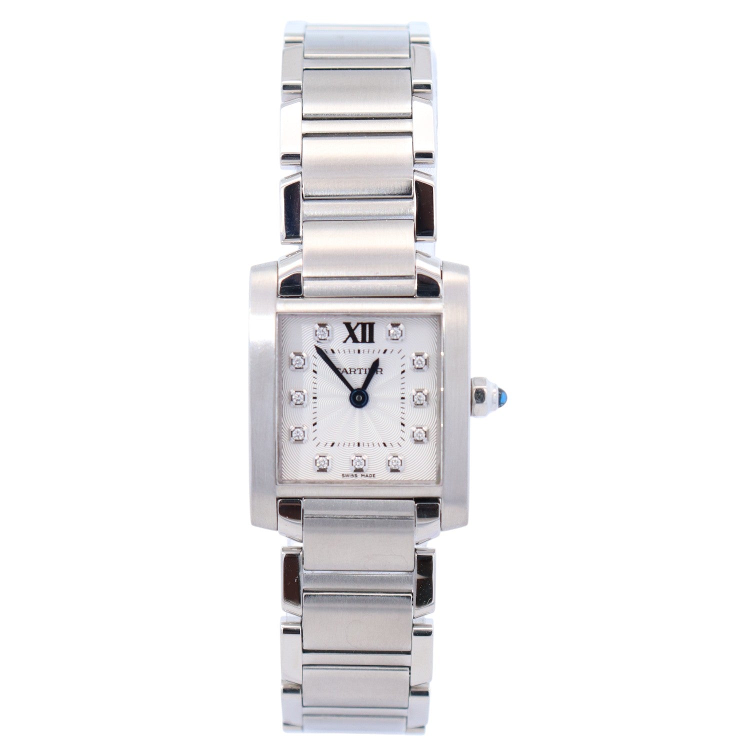 Cartier Tank 25mm Silver Dial Watch Ref# WE110006 - Happy Jewelers Fine Jewelry Lifetime Warranty