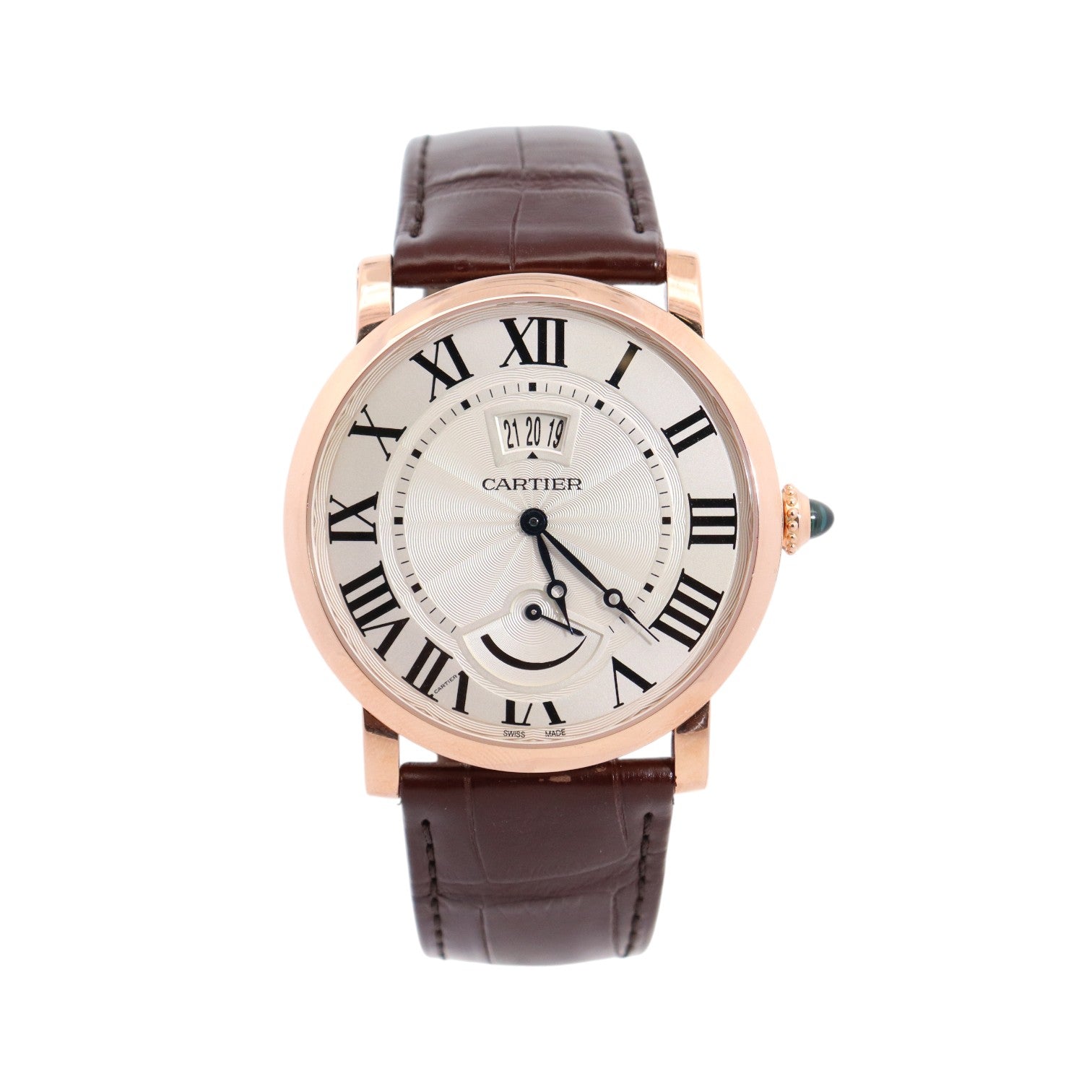 Cartier Rotonde 40mm Silver Dial Watch Ref# W1556252 - Happy Jewelers Fine Jewelry Lifetime Warranty
