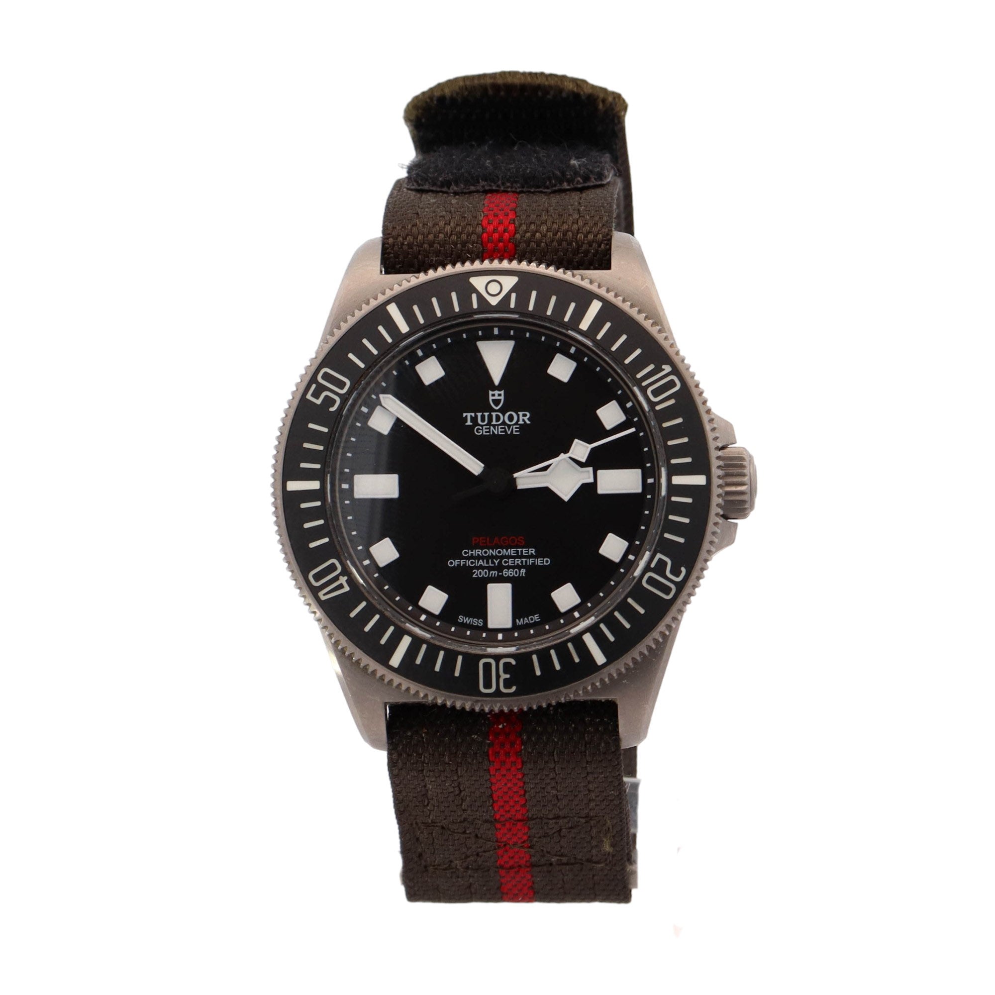 Tudor Pelagos FXD 42mm Black Dot Dial Watch ReF# 25717N - Happy Jewelers Fine Jewelry Lifetime Warranty