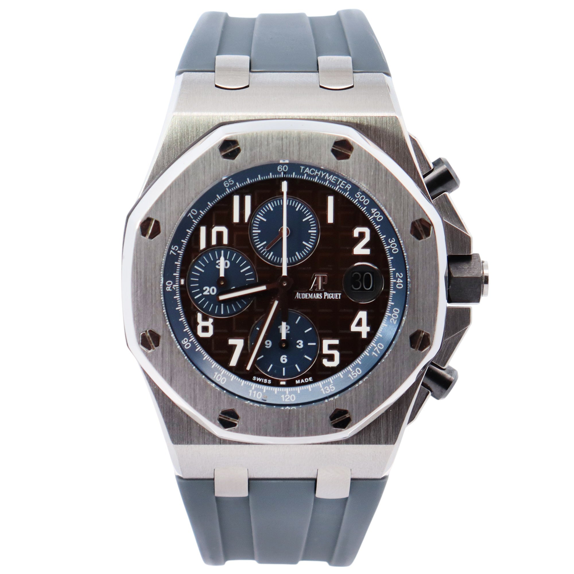 Audemars Piguet Royal Oak 42mm Brown Dial Watch Ref# 26470ST.OO.A099RC.01 - Happy Jewelers Fine Jewelry Lifetime Warranty