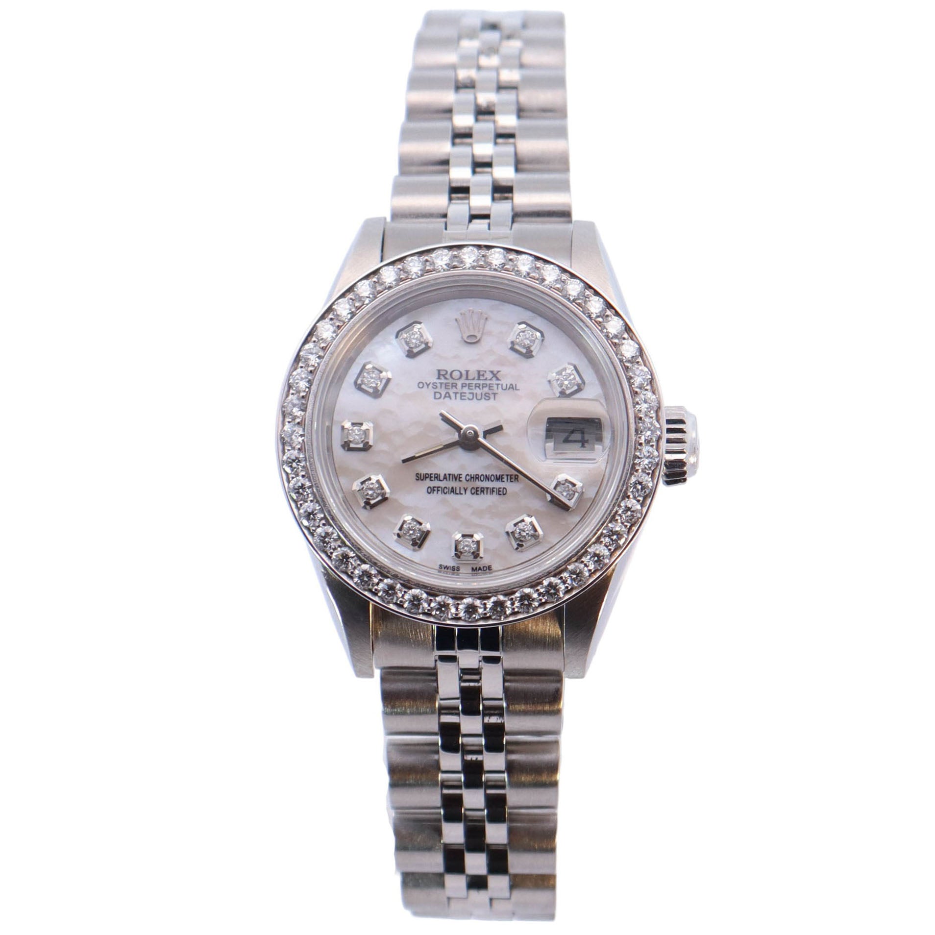 Rolex Datejust 26mm MOP Dial Watch Ref# 79160 - Happy Jewelers Fine Jewelry Lifetime Warranty