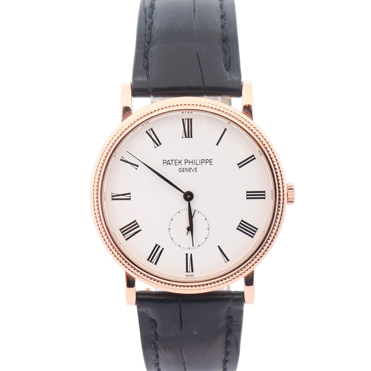 Patek Philippe Calatrava 36mm White Dial Watch Ref# 5119R-001