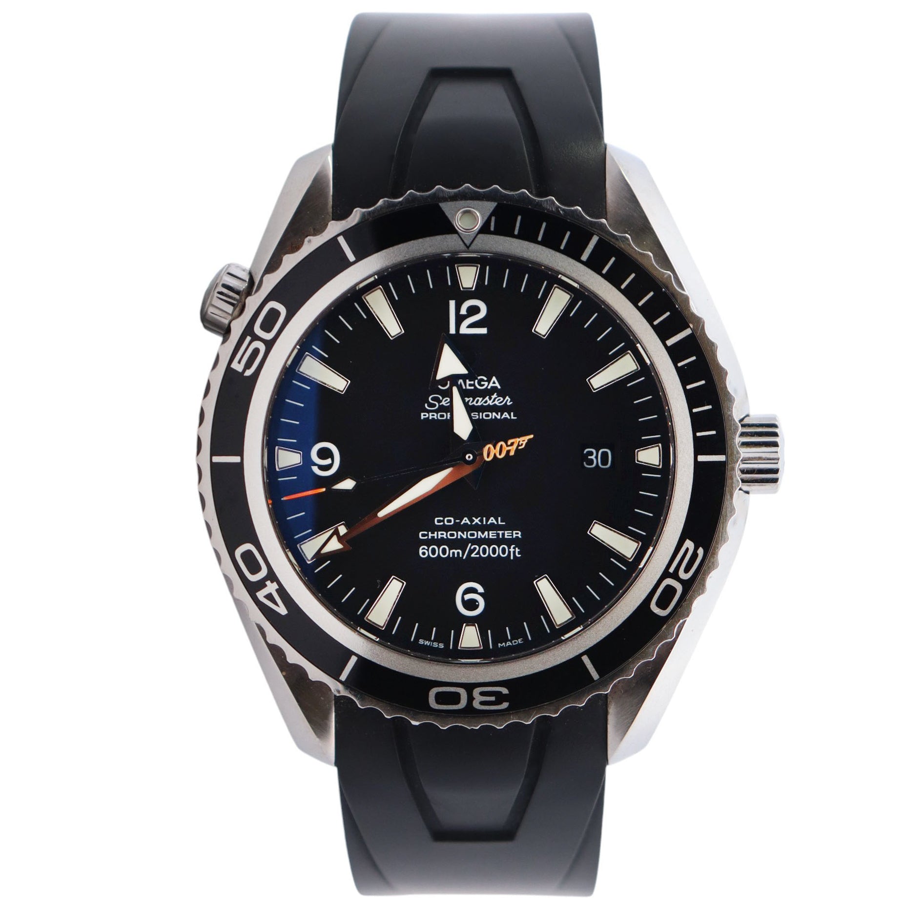 Omega Seamaster 45.5mm Black Dial Watch Ref# 2907.50.91 - Happy Jewelers Fine Jewelry Lifetime Warranty