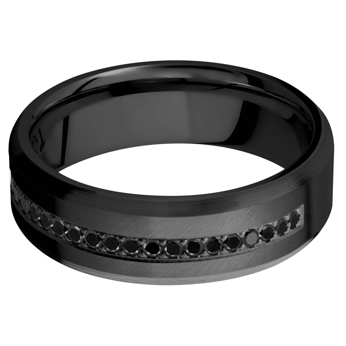 Zirconium + Anglesatin , Satin Finish - Happy Jewelers Fine Jewelry Lifetime Warranty