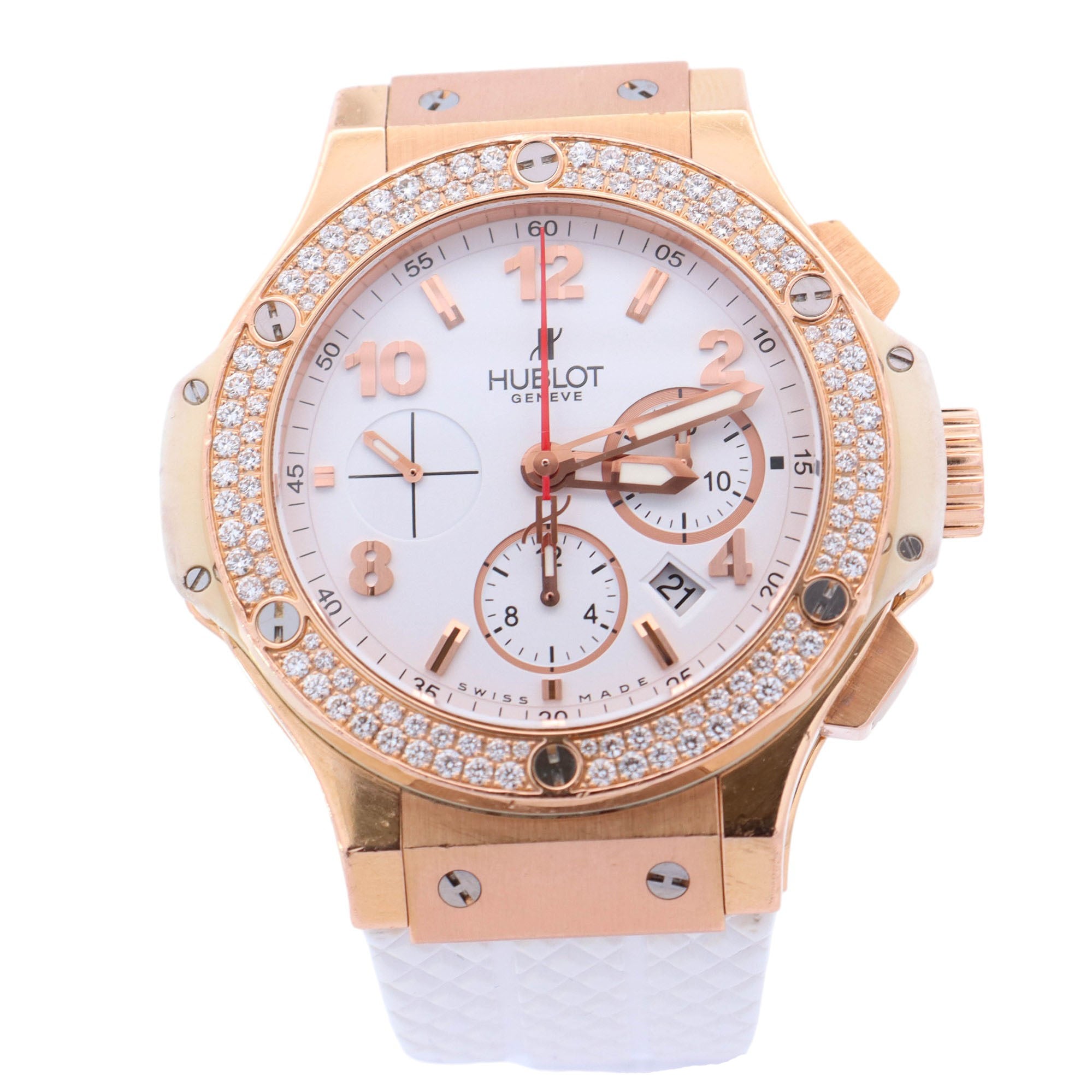 Hublot Big Bang 44mm Rose Gold Watch Reference #:301.PE.230.RW.114 - Happy Jewelers Fine Jewelry Lifetime Warranty