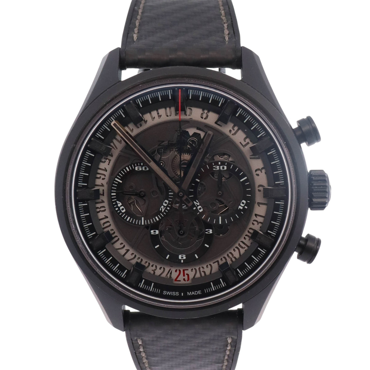 Zenith El Primero Skeleton 45mm Skeleton Dial Watch Ref# 49.2520.400/98.R578