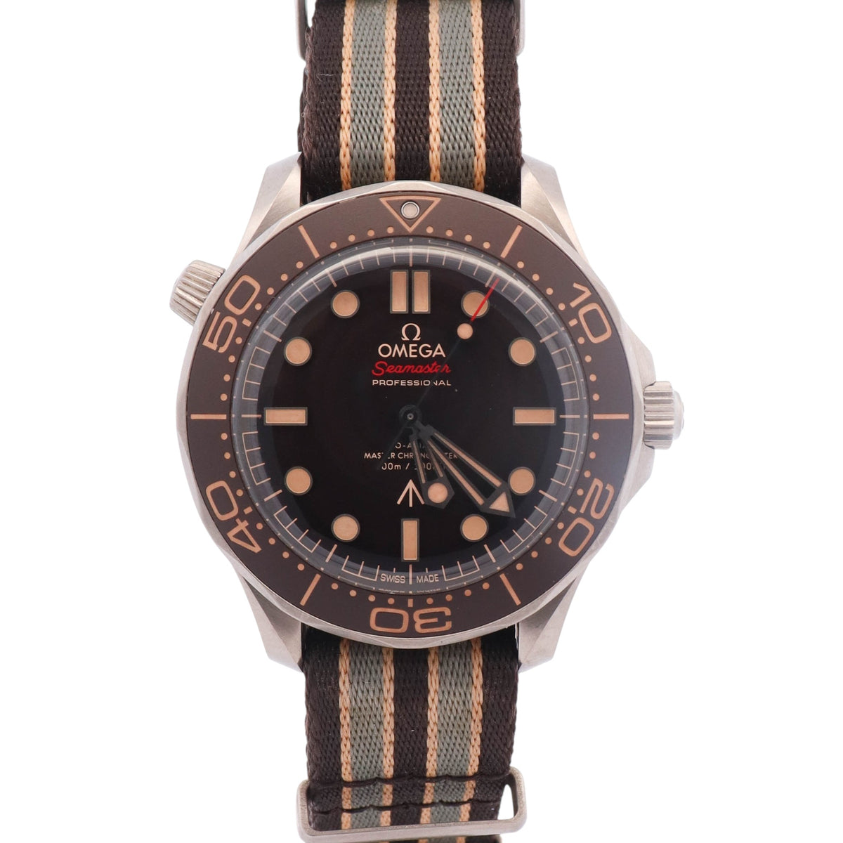 Omega Seamaster 42mm Brown Dial Watch Ref# 210.92.42.20.01.001