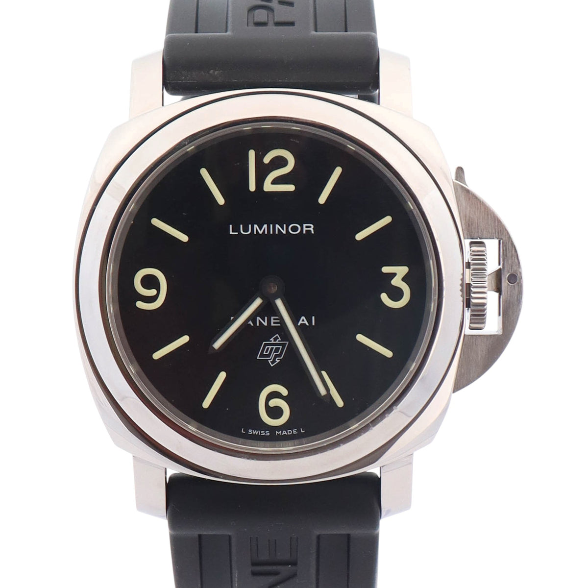 Panerai Luminor 44mm Black Dial Watch Ref# PAM01000 - Happy Jewelers Fine Jewelry Lifetime Warranty