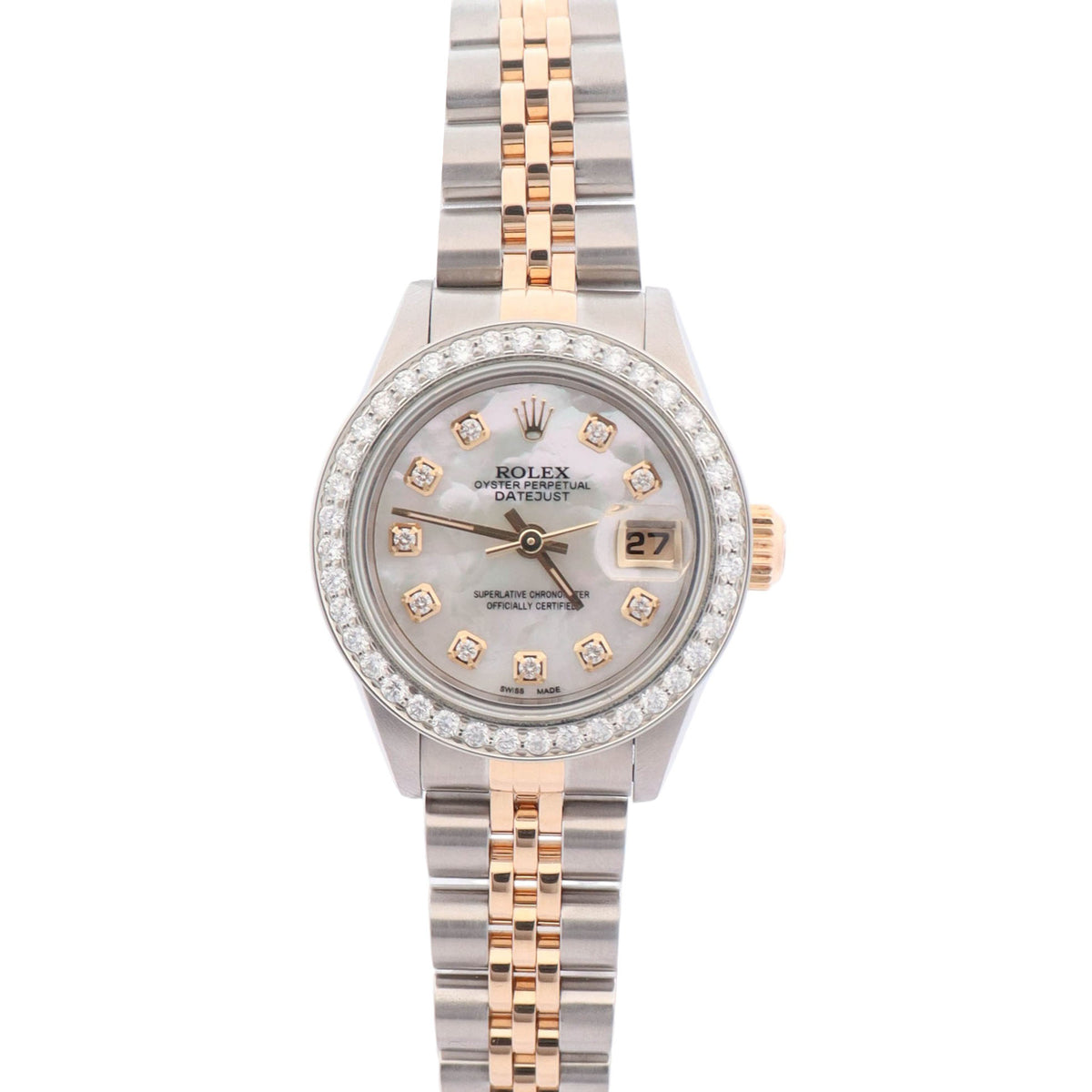 Rolex Datejust 26mm MOP Dial Watch Ref# 69173 - Happy Jewelers Fine Jewelry Lifetime Warranty