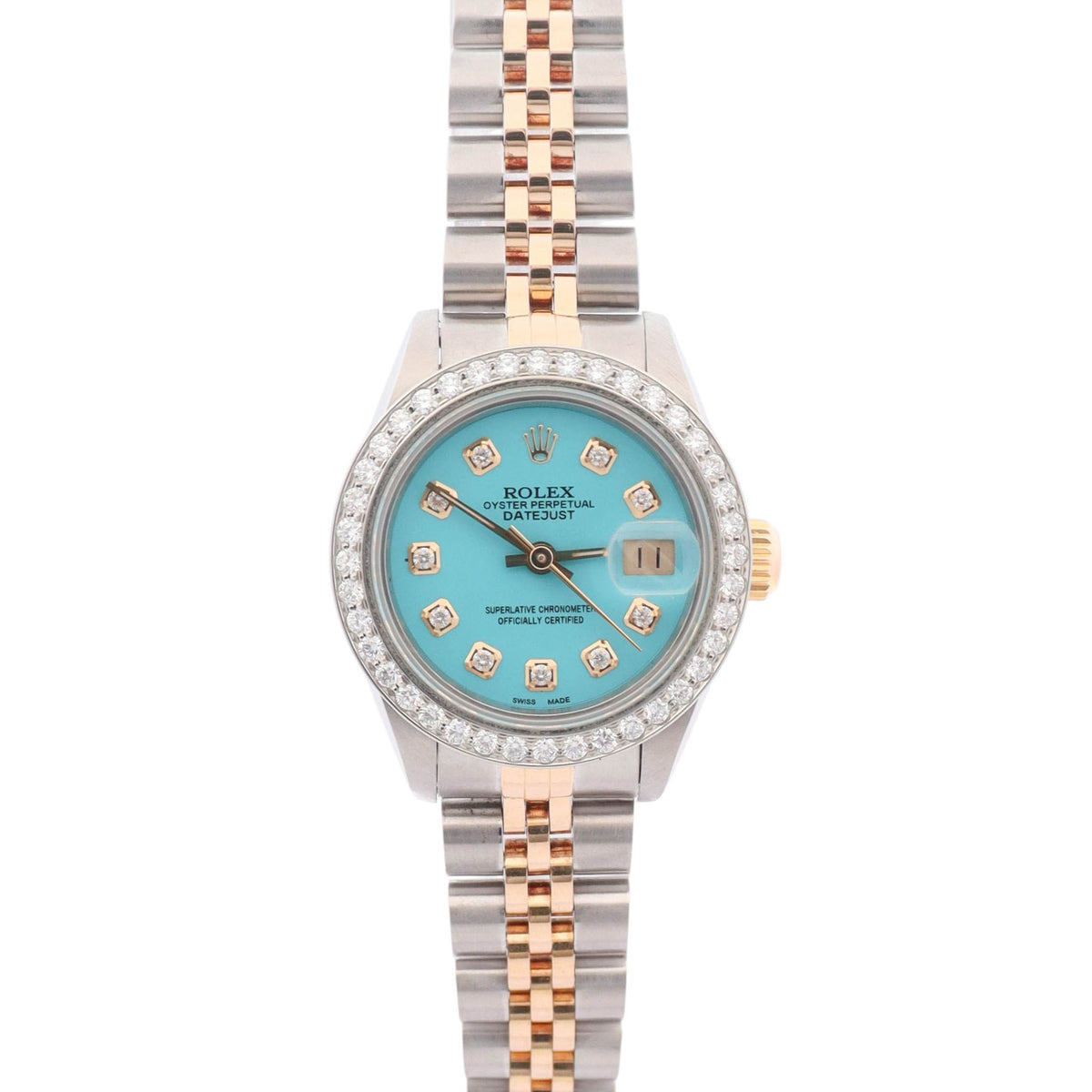 Rolex Datejust 26mm Turquoise Dial Watch Ref# 69173 - Happy Jewelers Fine Jewelry Lifetime Warranty