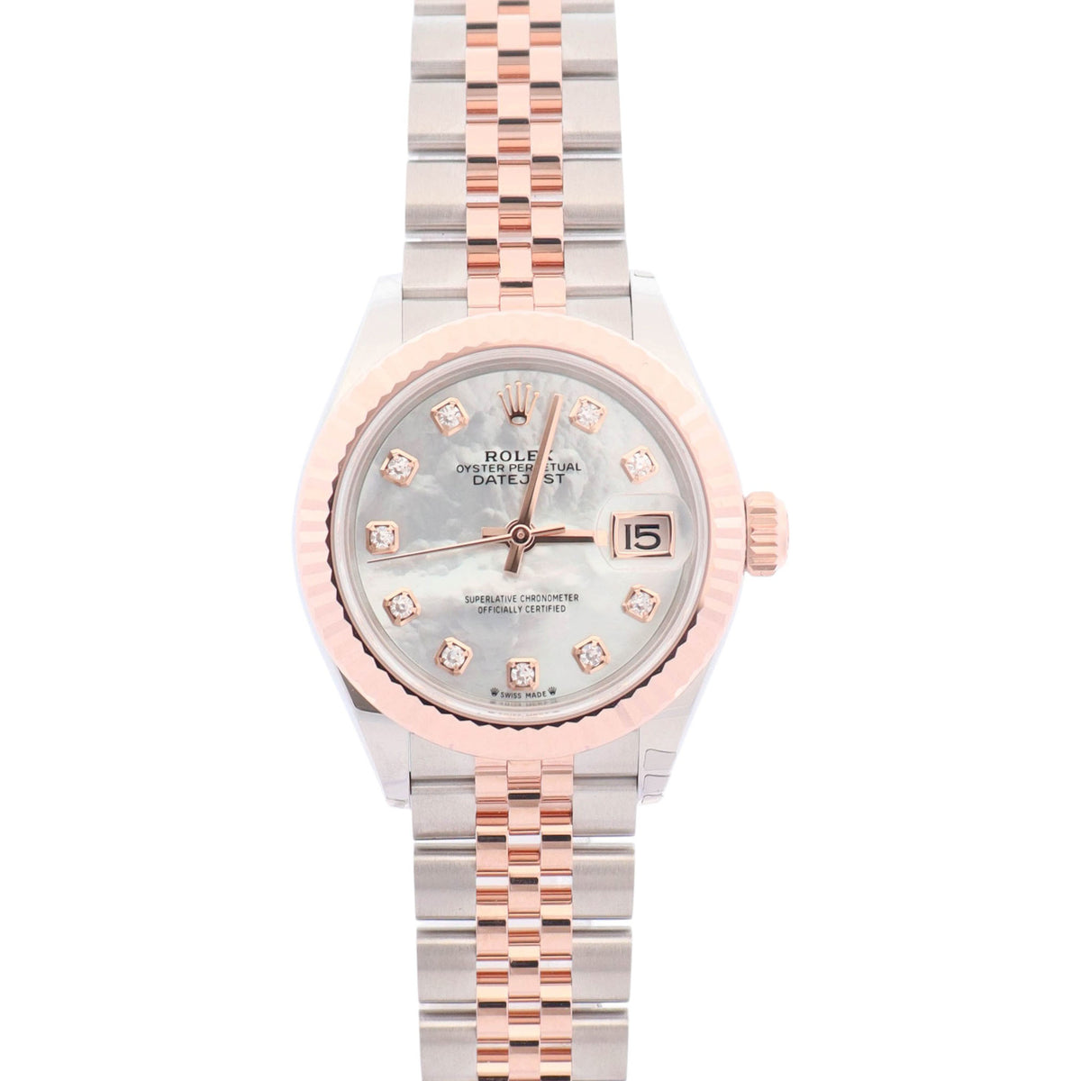 Rolex Datejust 28mm MOP Dial Watch Ref# 279171 - Happy Jewelers Fine Jewelry Lifetime Warranty