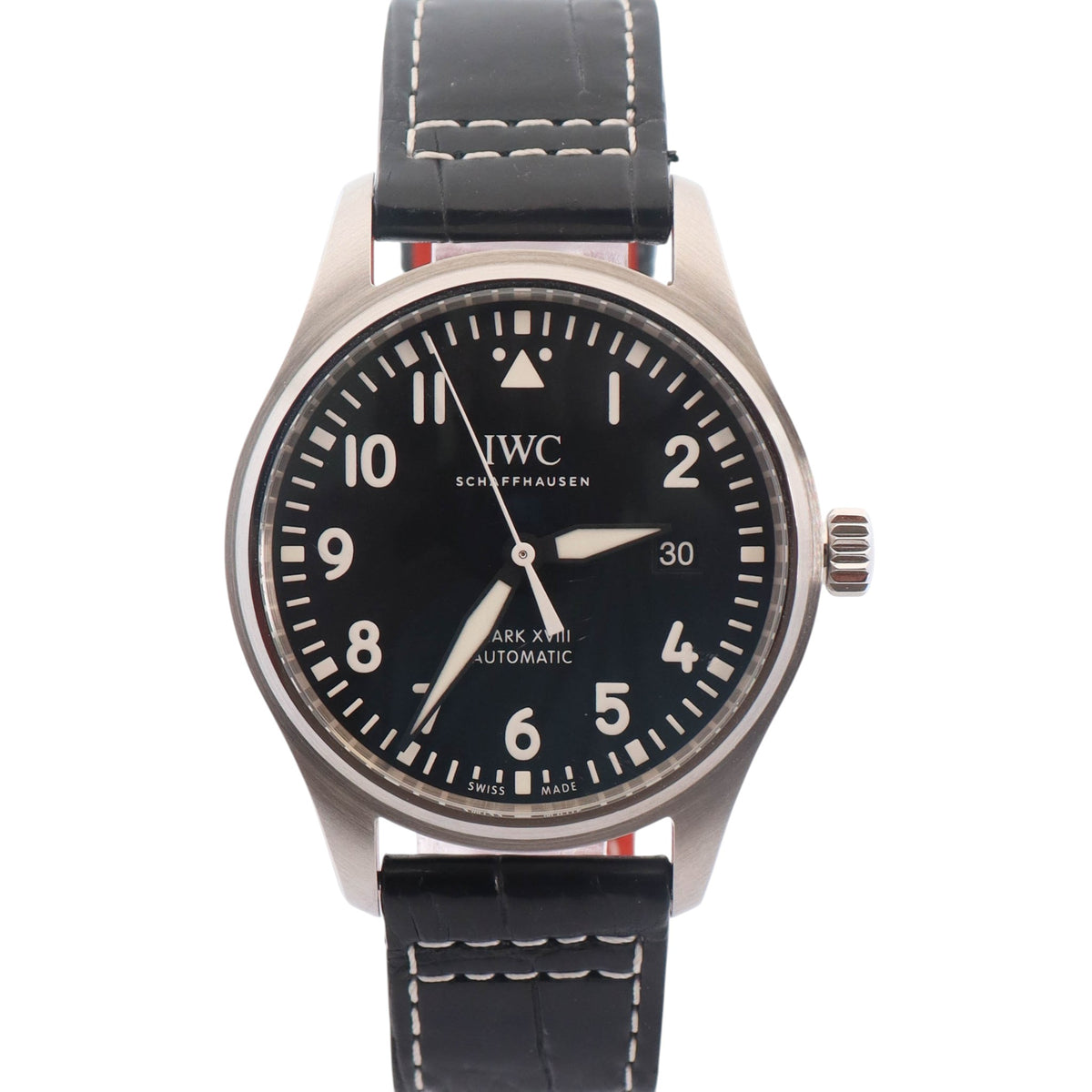 IWC Pilot's 40mm Black Dial Watch Ref# IW327009 - Happy Jewelers Fine Jewelry Lifetime Warranty