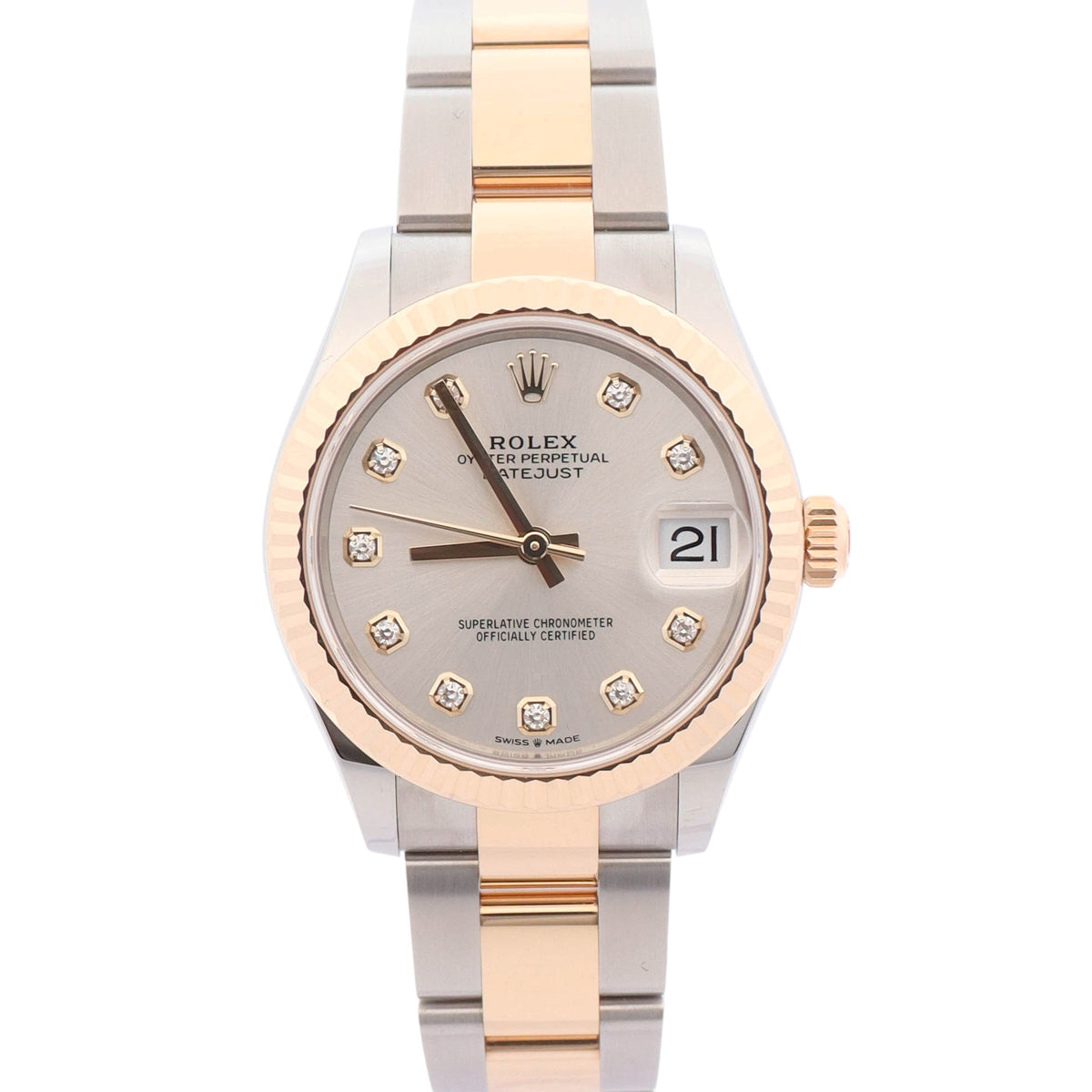 Rolex Datejust 31mm Silver Dial Watch Ref# 278273 - Happy Jewelers Fine Jewelry Lifetime Warranty