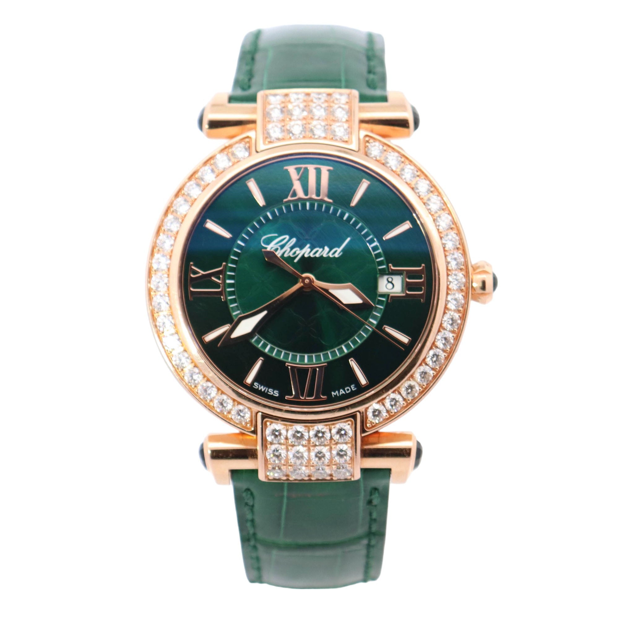 Chopard Imperiale 36mm Green Dial Ref# 384221-5013 - Happy Jewelers Fine Jewelry Lifetime Warranty