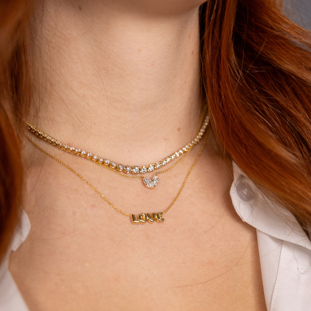 Bubble Love Necklace - Happy Jewelers Fine Jewelry Lifetime Warranty