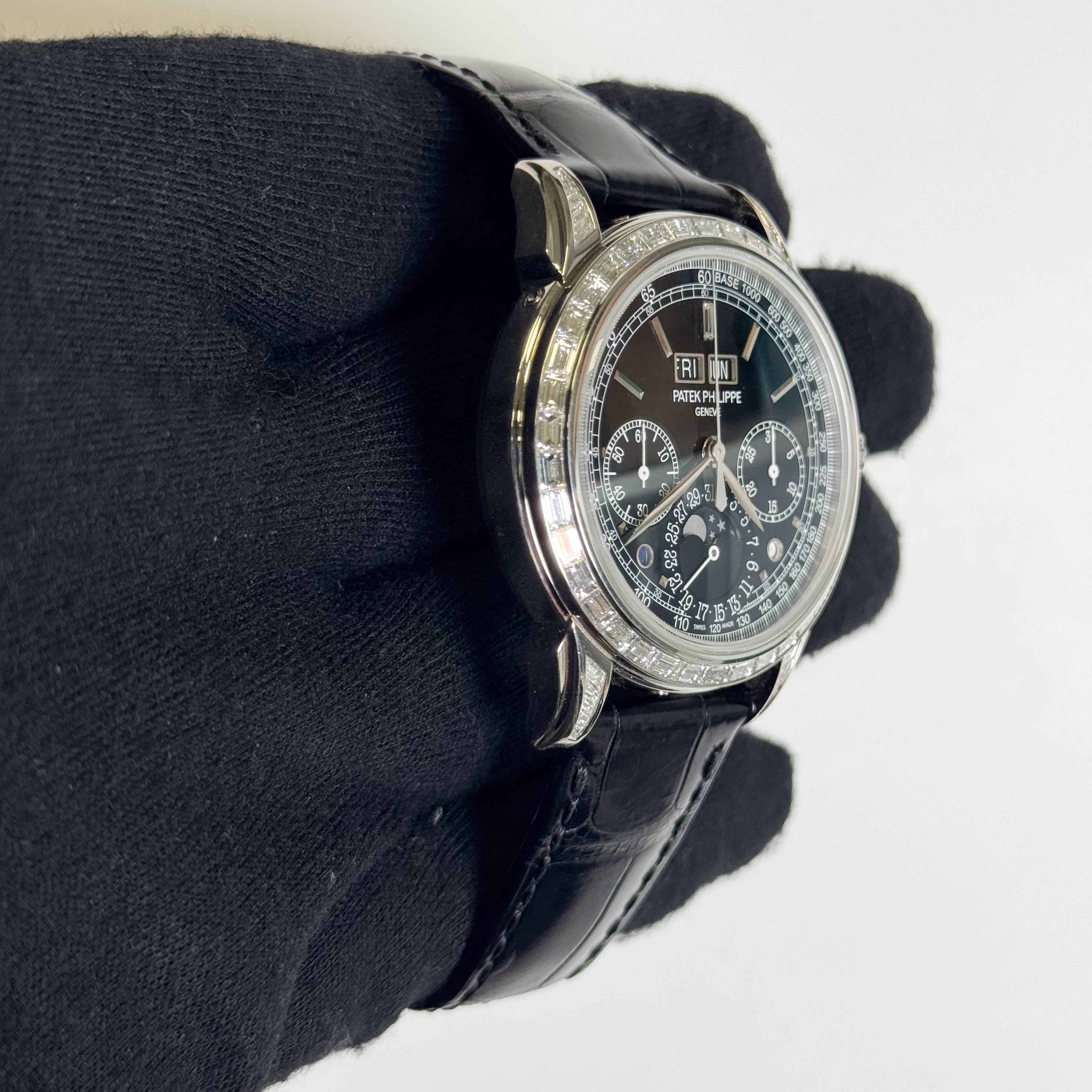 Patek Philippe Grand Complications 41mm Black Dial Watch Ref# 5271P-001 - Happy Jewelers Fine Jewelry Lifetime Warranty