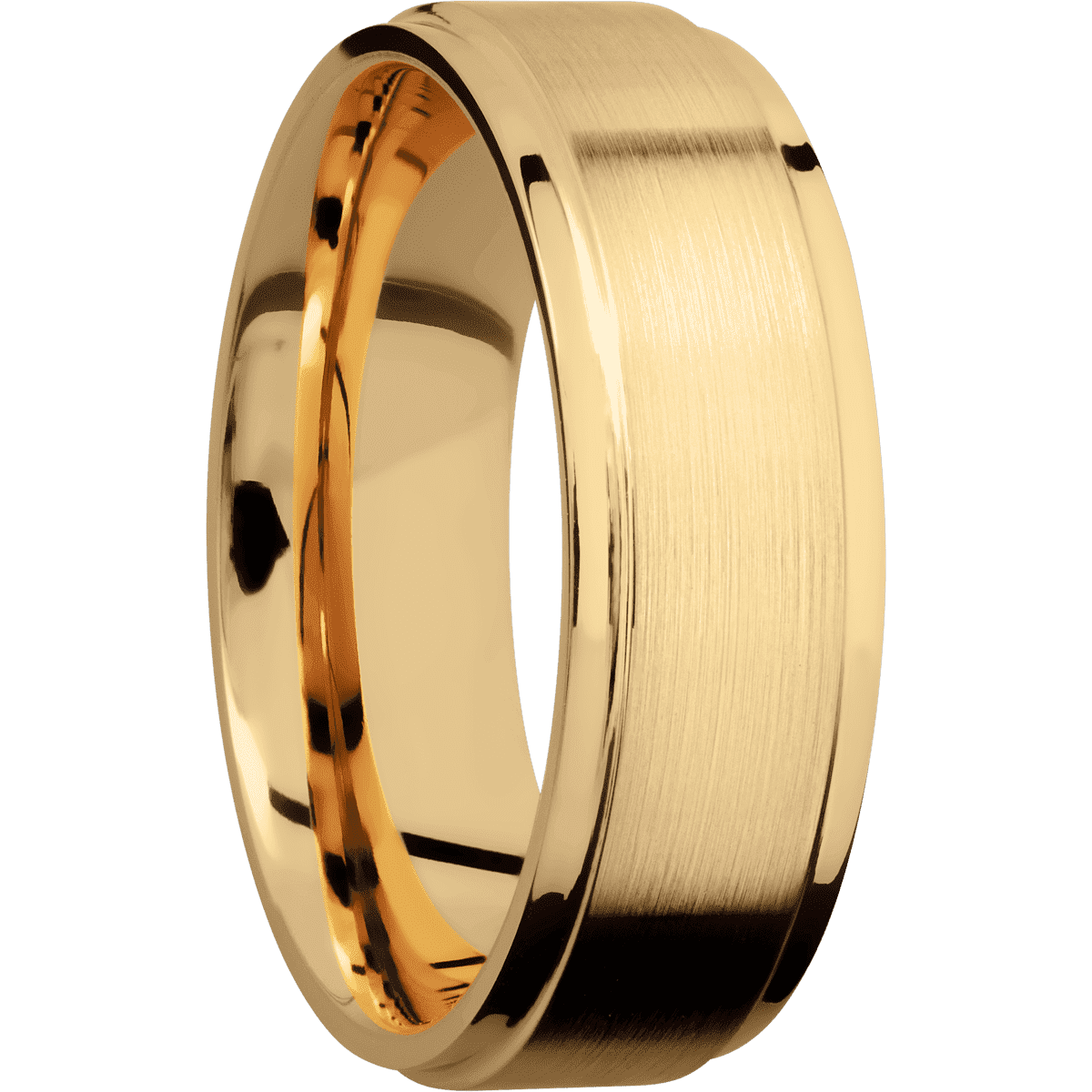 14K Yellow Gold + Satin , Polish Finish - Happy Jewelers Fine Jewelry Lifetime Warranty