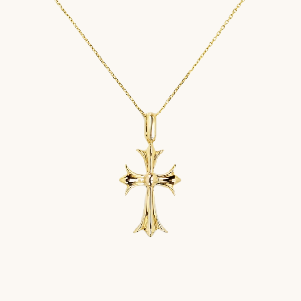 Cathedral Diamond Cross Pendant - Happy Jewelers Fine Jewelry Lifetime Warranty