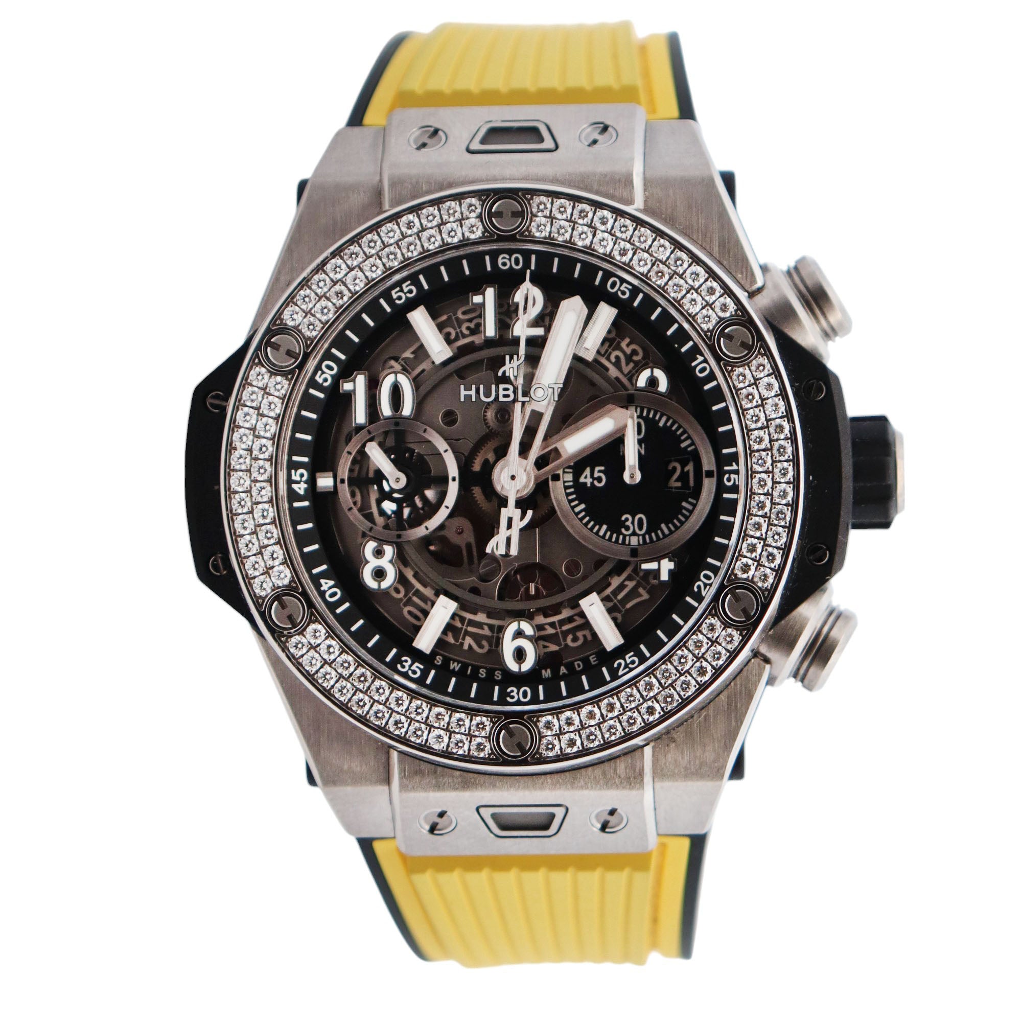 Hublot Big Bang 42mm Openwork Dial Watch Ref# 421.NM.1170.RX - Happy Jewelers Fine Jewelry Lifetime Warranty