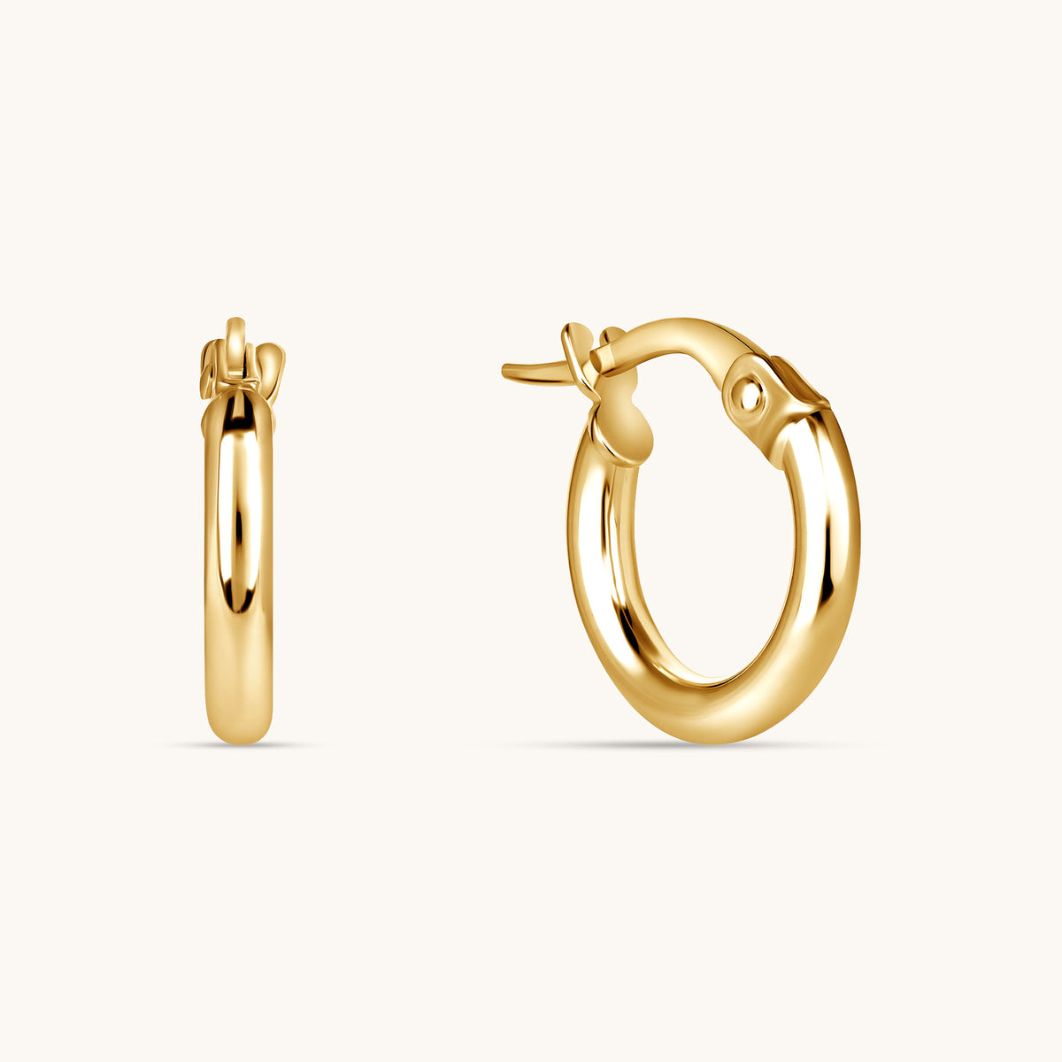Polished Hoop Earrings